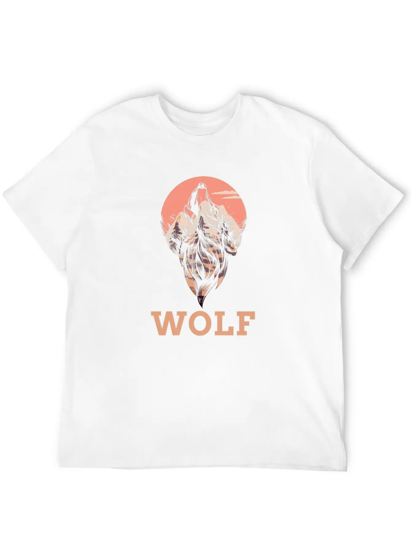Wolf Wolves Modern Fit Casual T-Shirt – Clean And Versatile Design