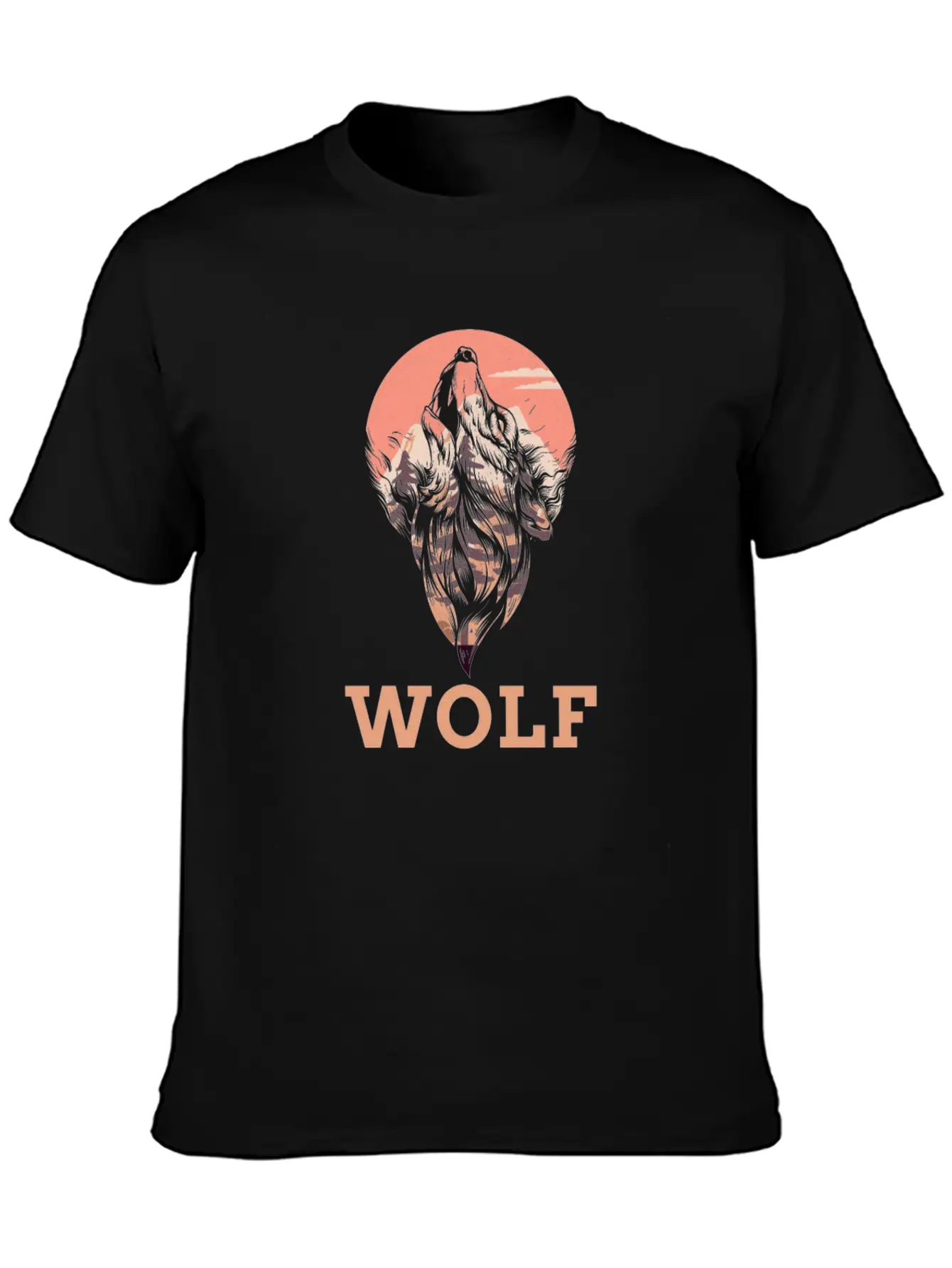 Wolf Wolves Modern Fit Casual T-Shirt – Clean And Versatile Design