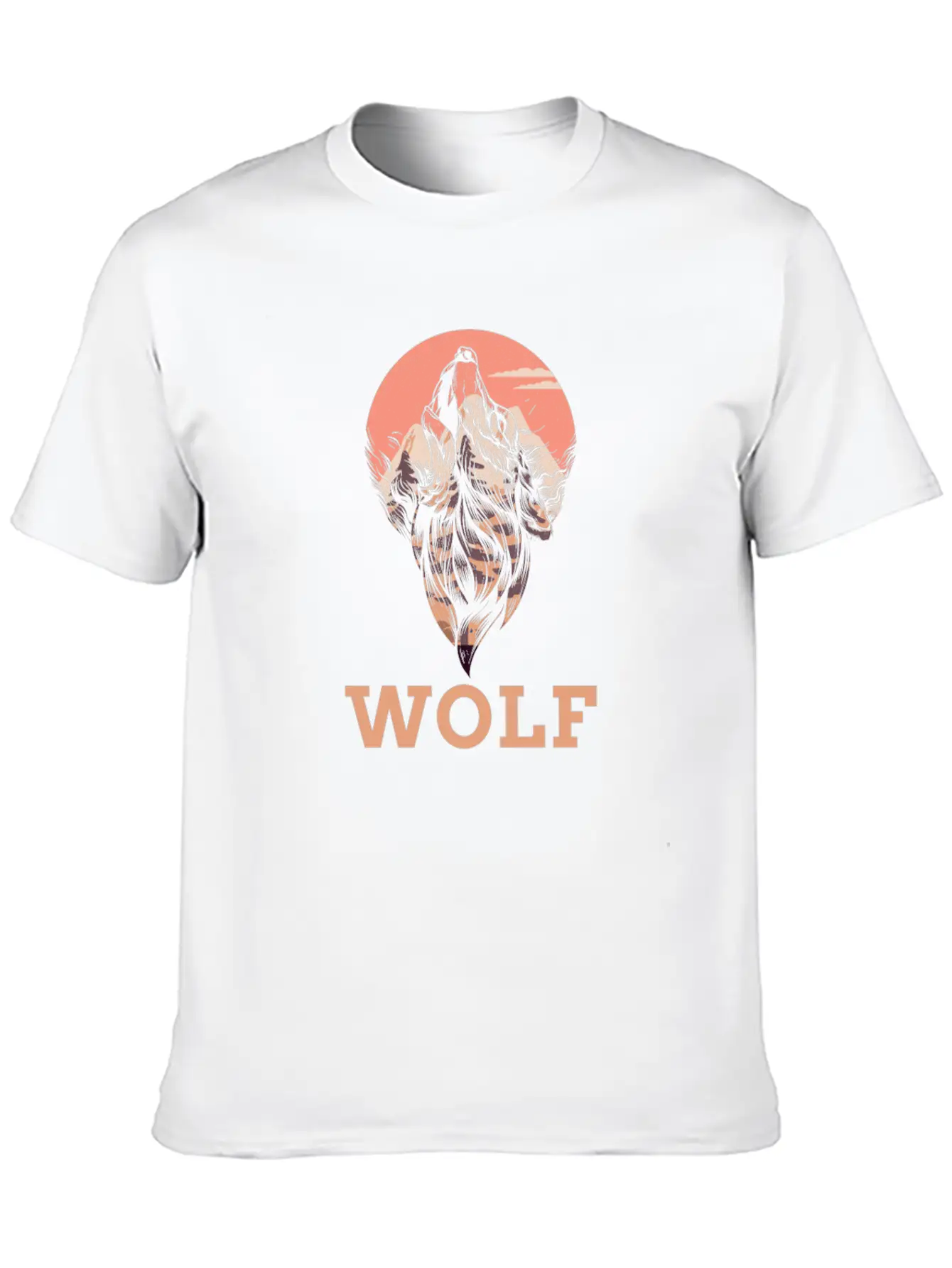 Wolf Wolves Modern Fit Casual T-Shirt – Clean And Versatile Design