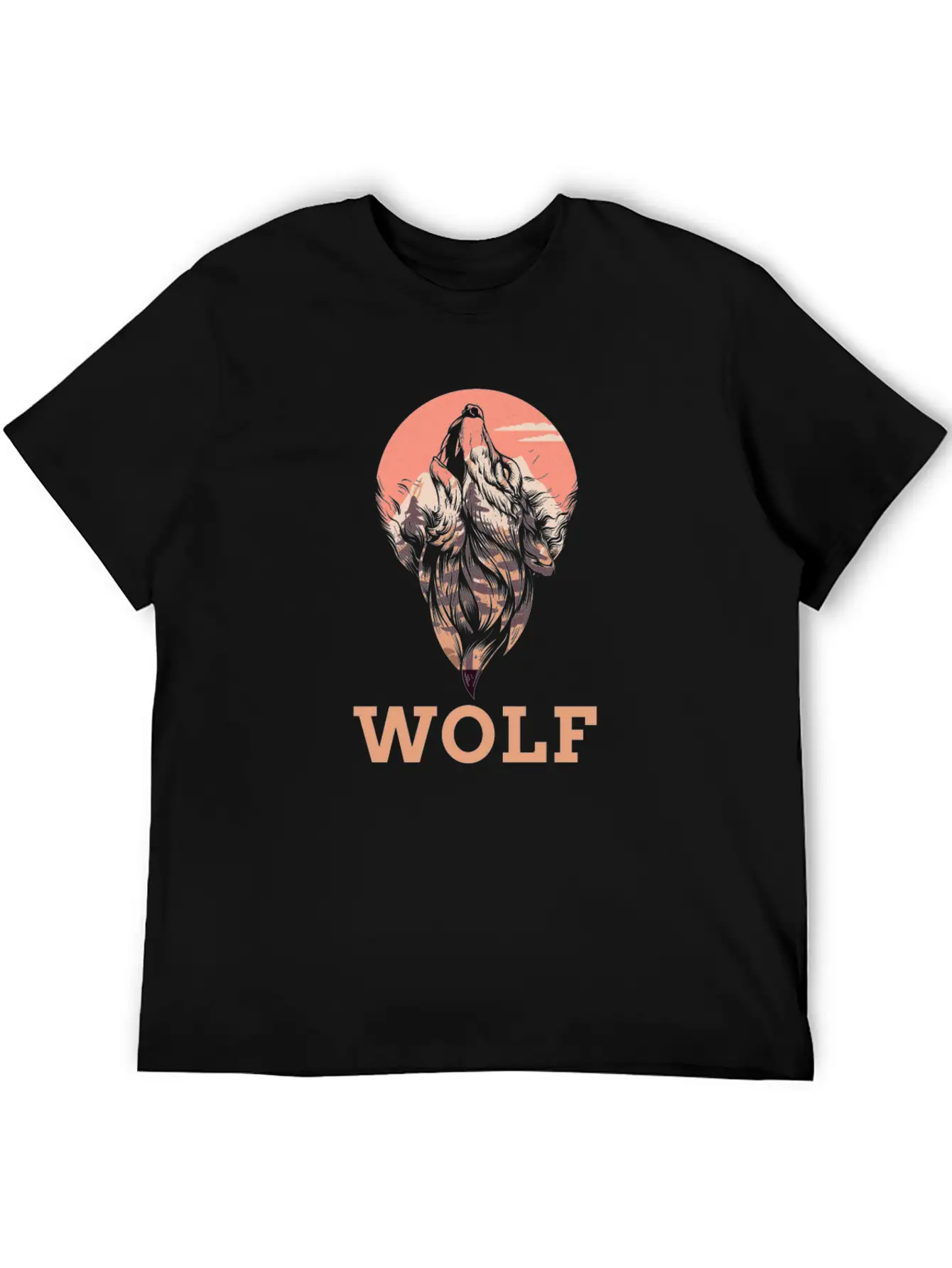Wolf Wolves Modern Fit Casual T-Shirt – Clean And Versatile Design