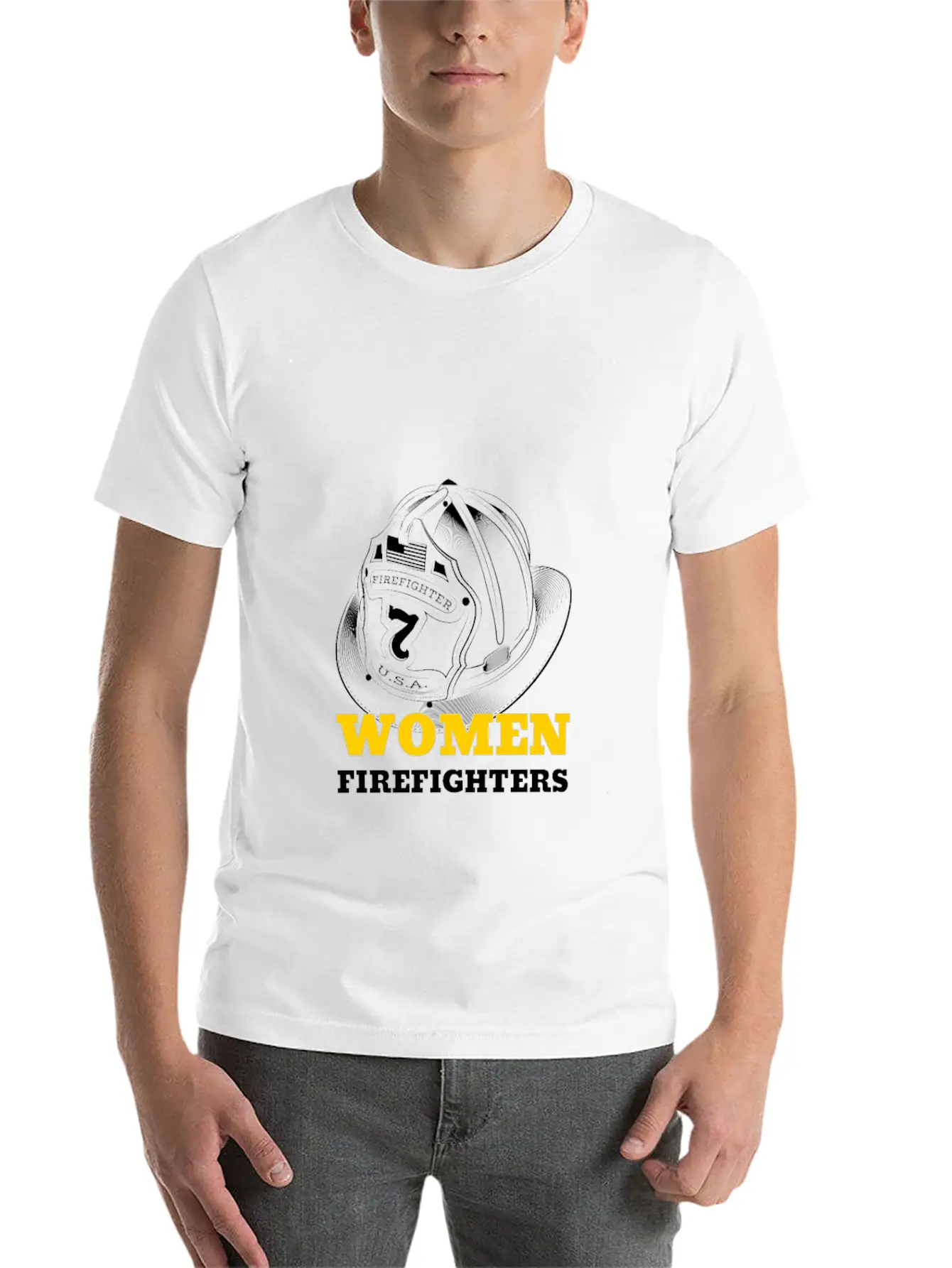 WOMEN FIREFIGHTERS Empowering Woman Relaxed Everyday Tee – Lightweight And Durable Cotton