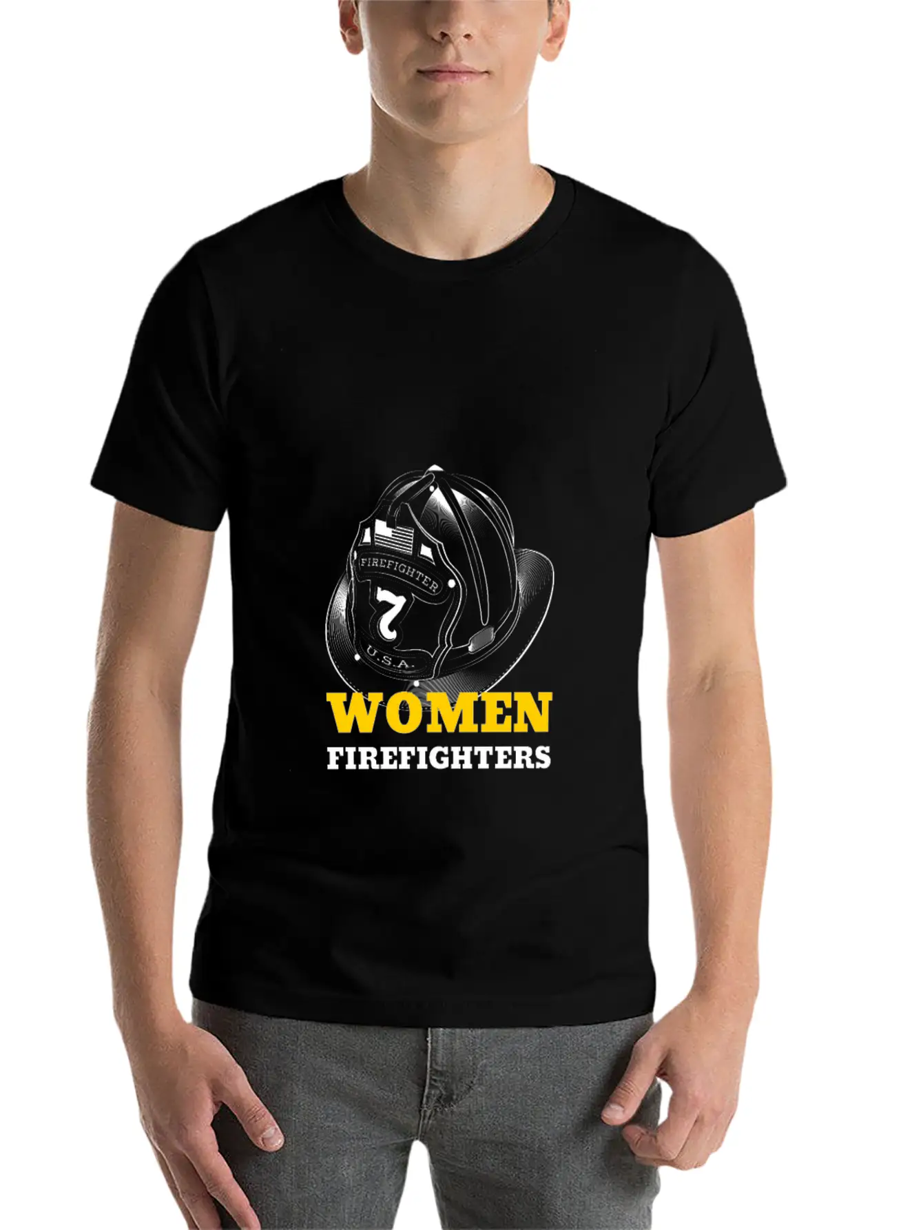 WOMEN FIREFIGHTERS Empowering Woman Relaxed Everyday Tee – Lightweight And Durable Cotton