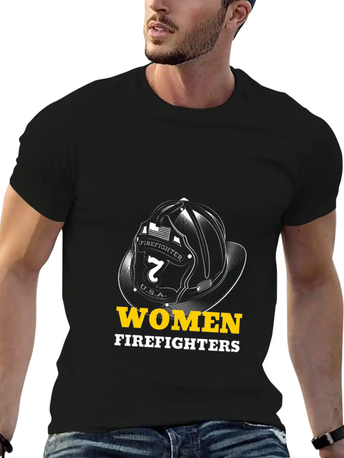 WOMEN FIREFIGHTERS Empowering Woman Relaxed Everyday Tee – Lightweight And Durable Cotton