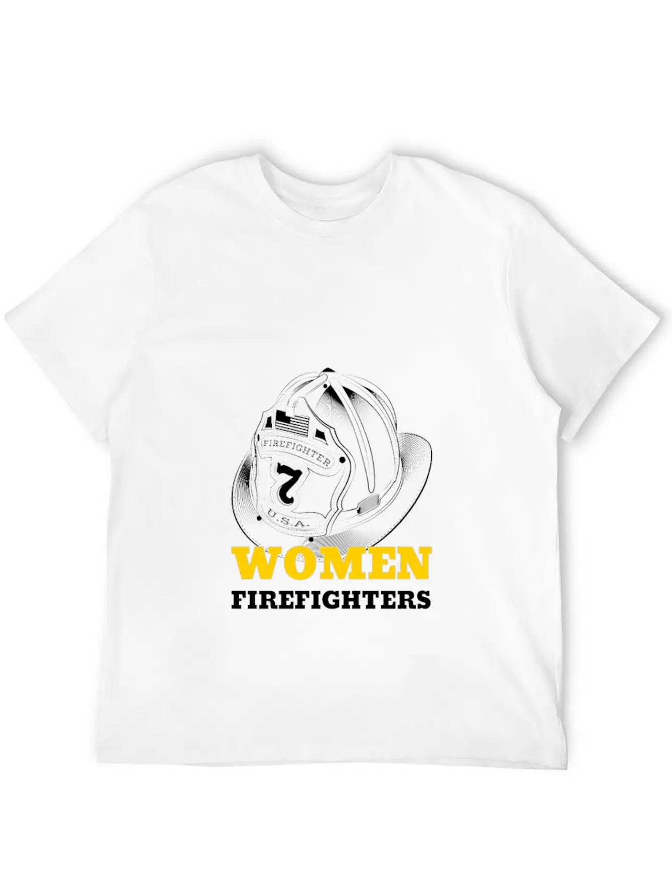 WOMEN FIREFIGHTERS Empowering Woman Relaxed Everyday Tee – Lightweight And Durable Cotton