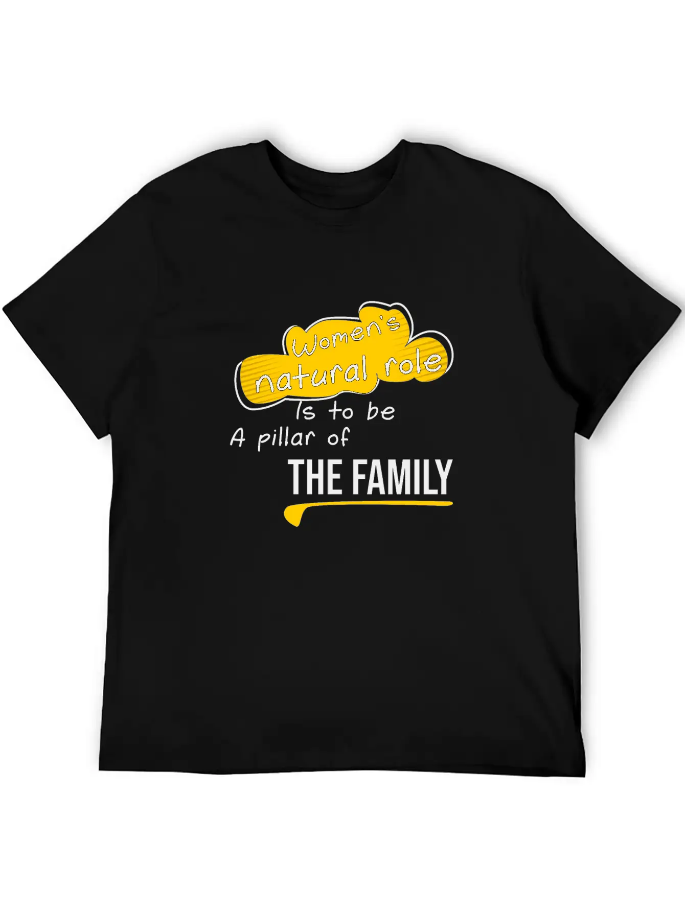 Women S Natural Role, Quote Family Lightweight Cotton T-Shirt – Daily Comfort Graphic Shirt