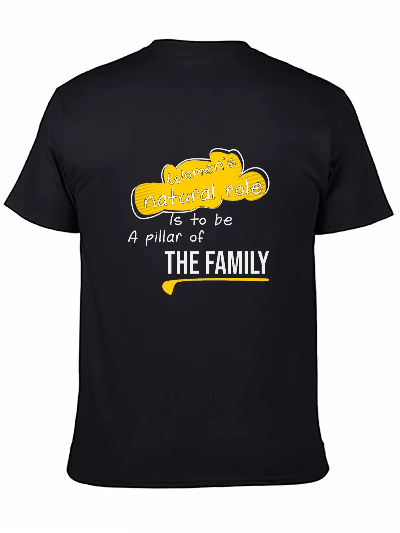 Women S Natural Role, Quote Family Lightweight Cotton T-Shirt – Daily Comfort Graphic Shirt