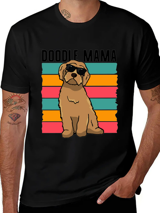 Womens Doodle Mama Labradoodle Goldendoodle Lightweight Cotton T-Shirt – Daily Comfort Graphic Shirt