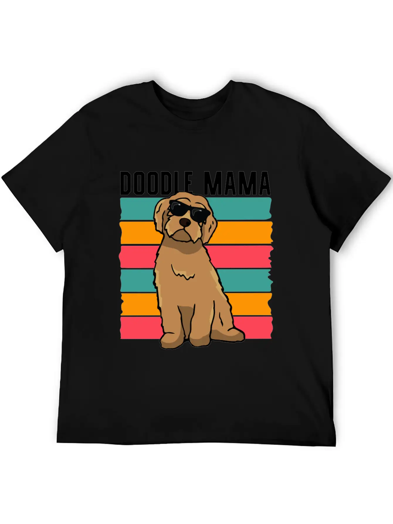 Womens Doodle Mama Labradoodle Goldendoodle Lightweight Cotton T-Shirt – Daily Comfort Graphic Shirt