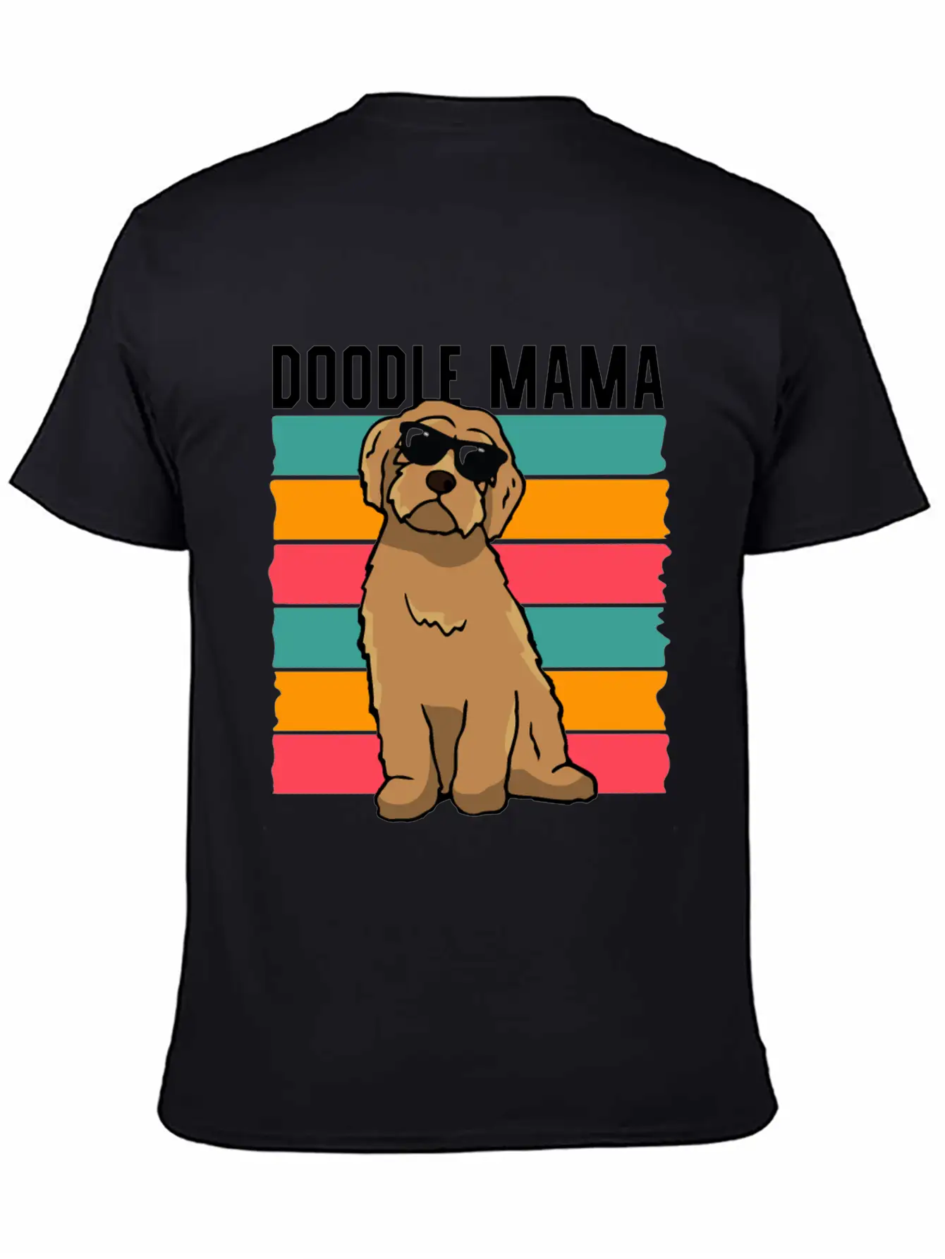 Womens Doodle Mama Labradoodle Goldendoodle Lightweight Cotton T-Shirt – Daily Comfort Graphic Shirt