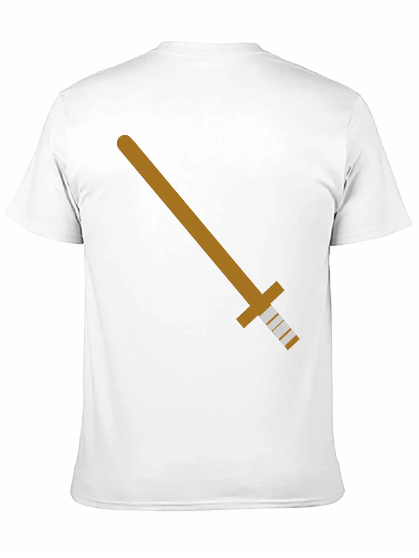 Wooden Sword Unisex Casual T-Shirt – Clean Design For Daily Comfort