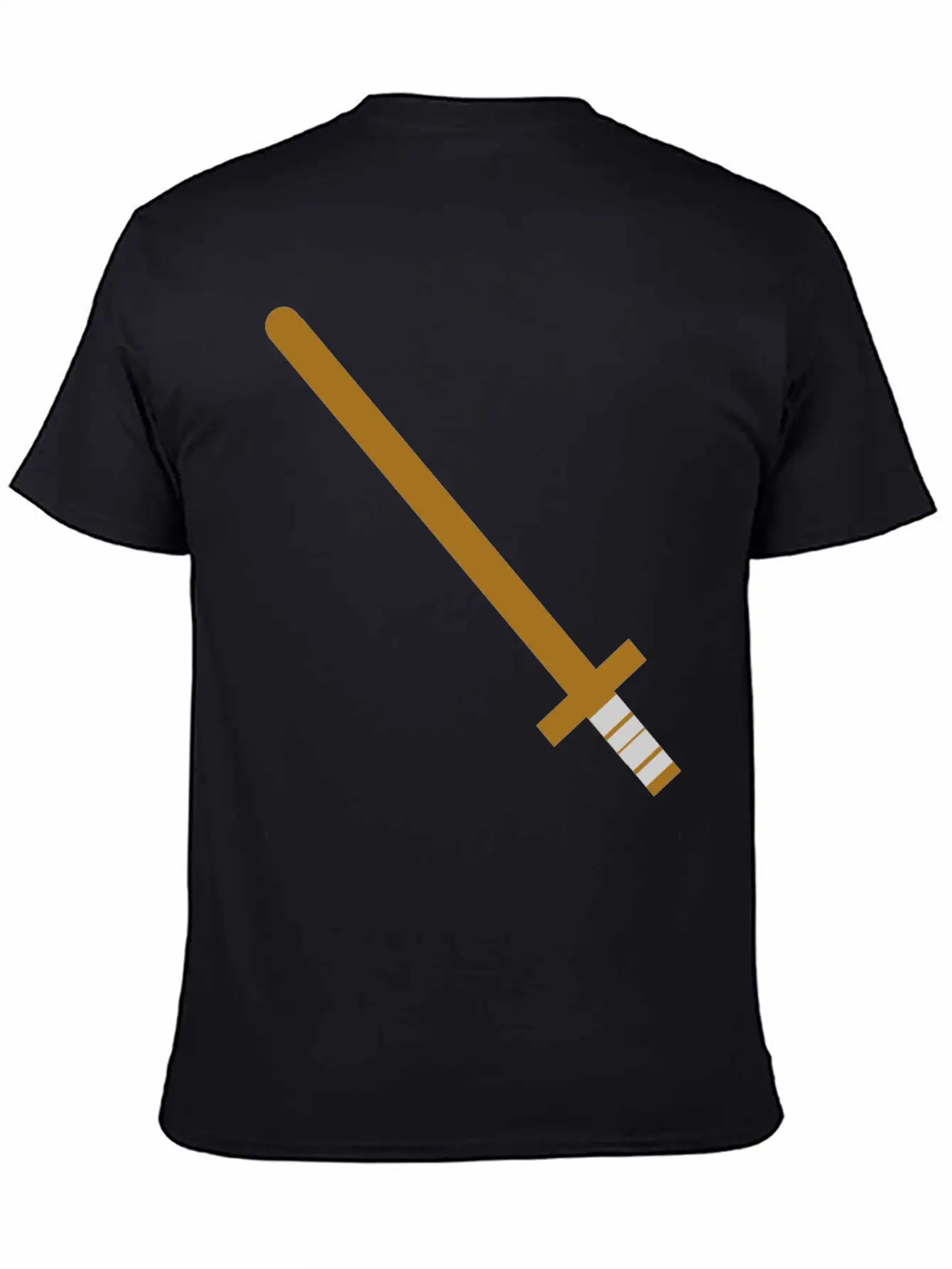 Wooden Sword Unisex Casual T-Shirt – Clean Design For Daily Comfort
