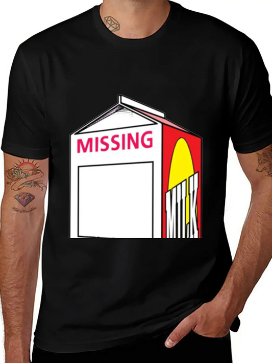 Words Missing Person Unisex Casual T-Shirt – Clean Design For Daily Comfort