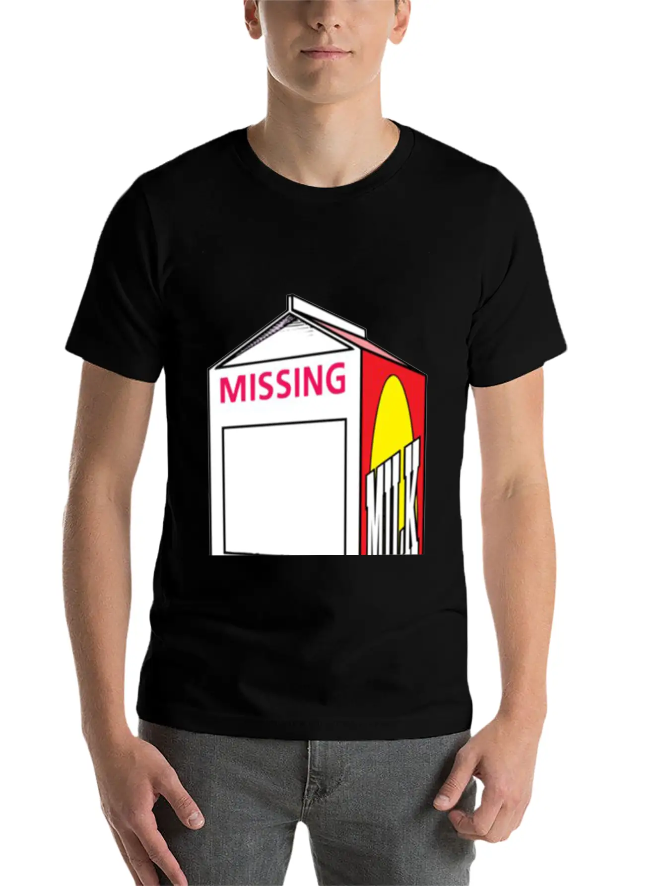 Words Missing Person Unisex Casual T-Shirt – Clean Design For Daily Comfort
