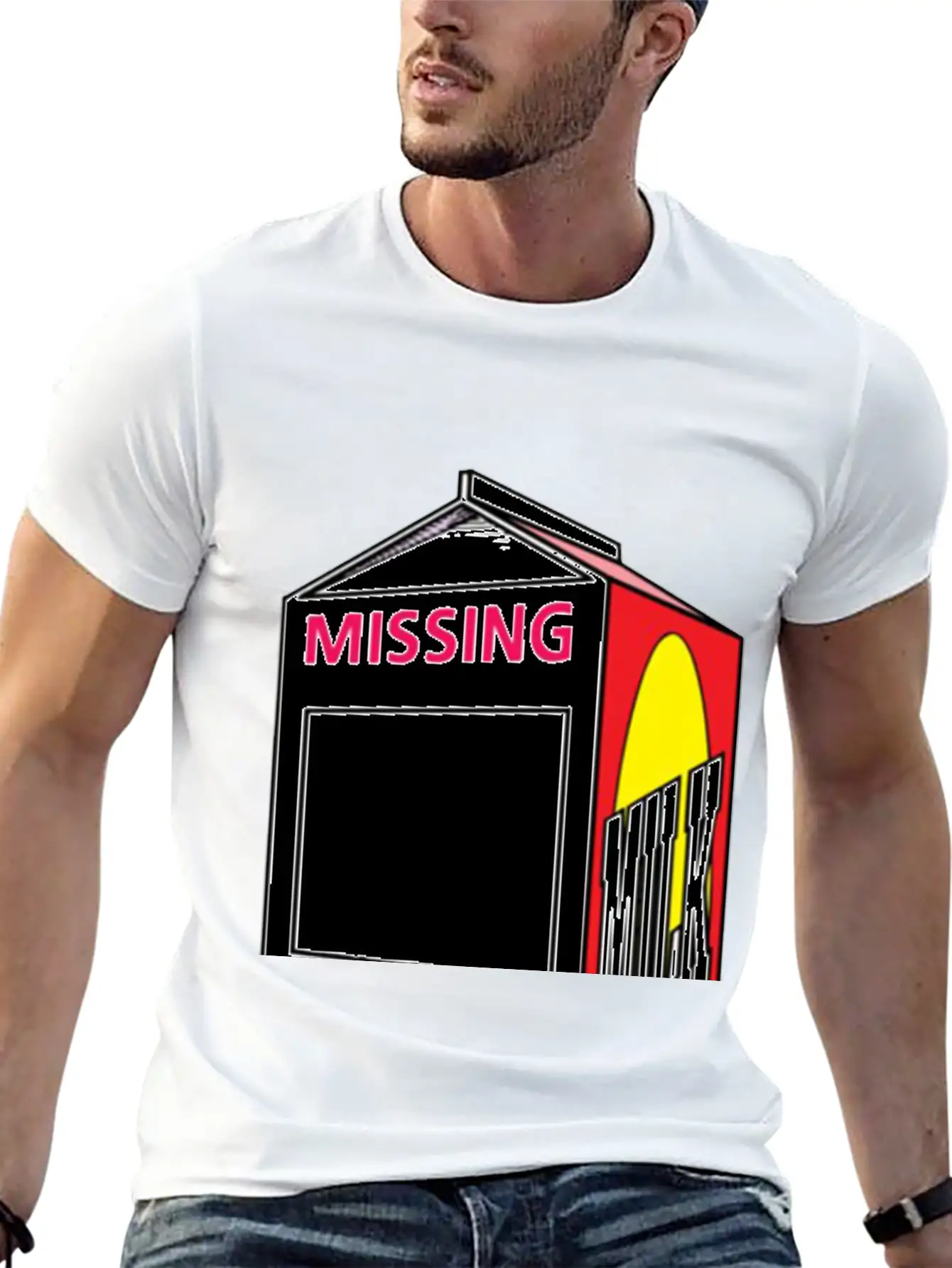 Words Missing Person Unisex Casual T-Shirt – Clean Design For Daily Comfort