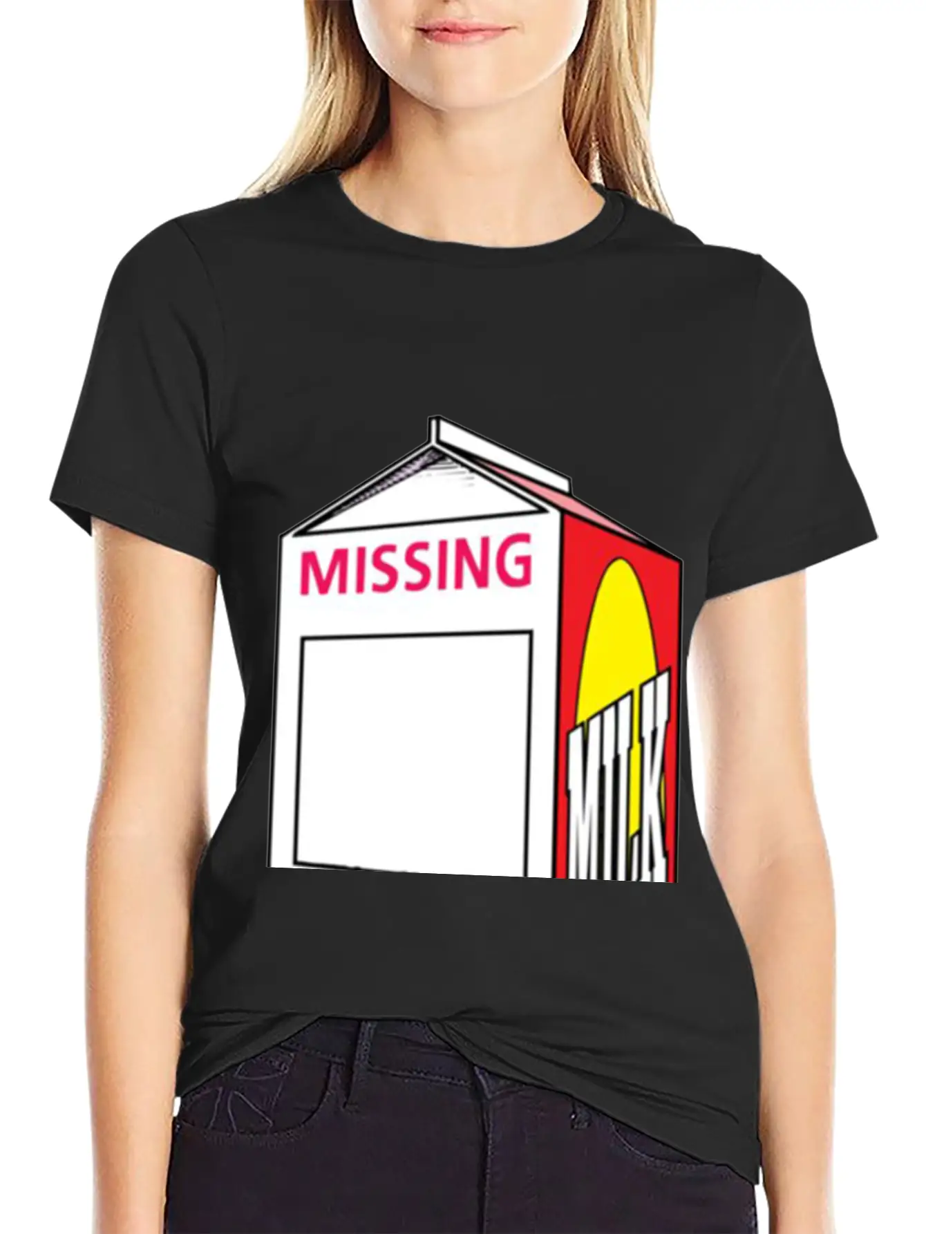 Words Missing Person Unisex Casual T-Shirt – Clean Design For Daily Comfort