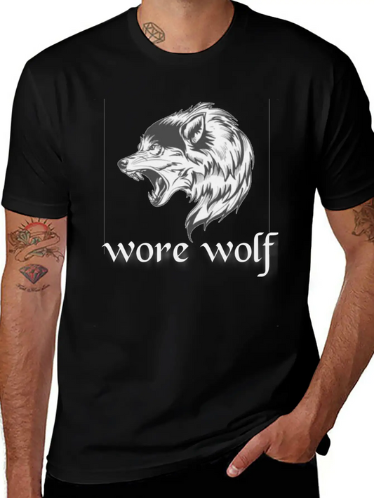 Wore Wolf Modern Fit Casual T-Shirt – Clean And Versatile Design