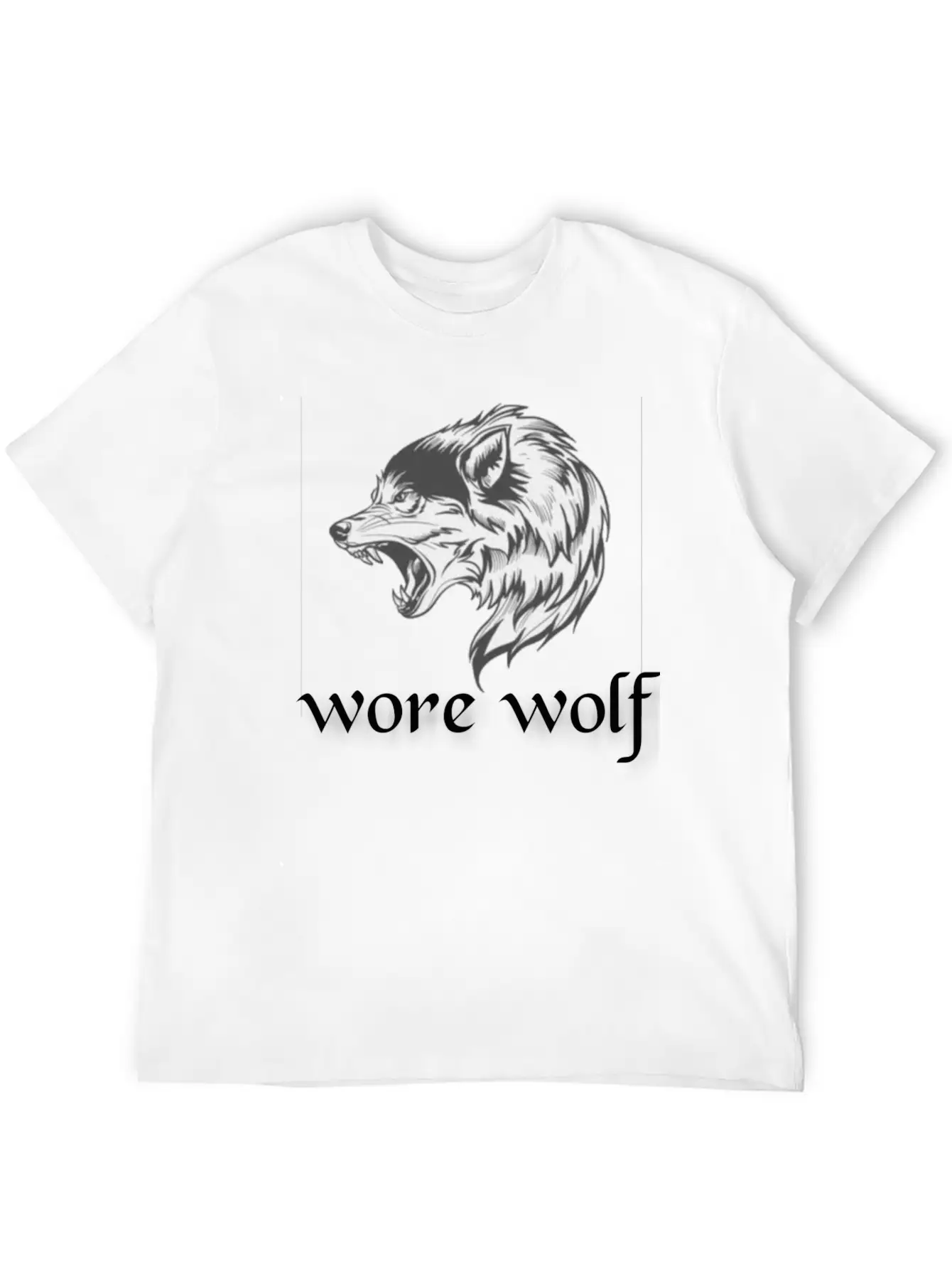 Wore Wolf Modern Fit Casual T-Shirt – Clean And Versatile Design
