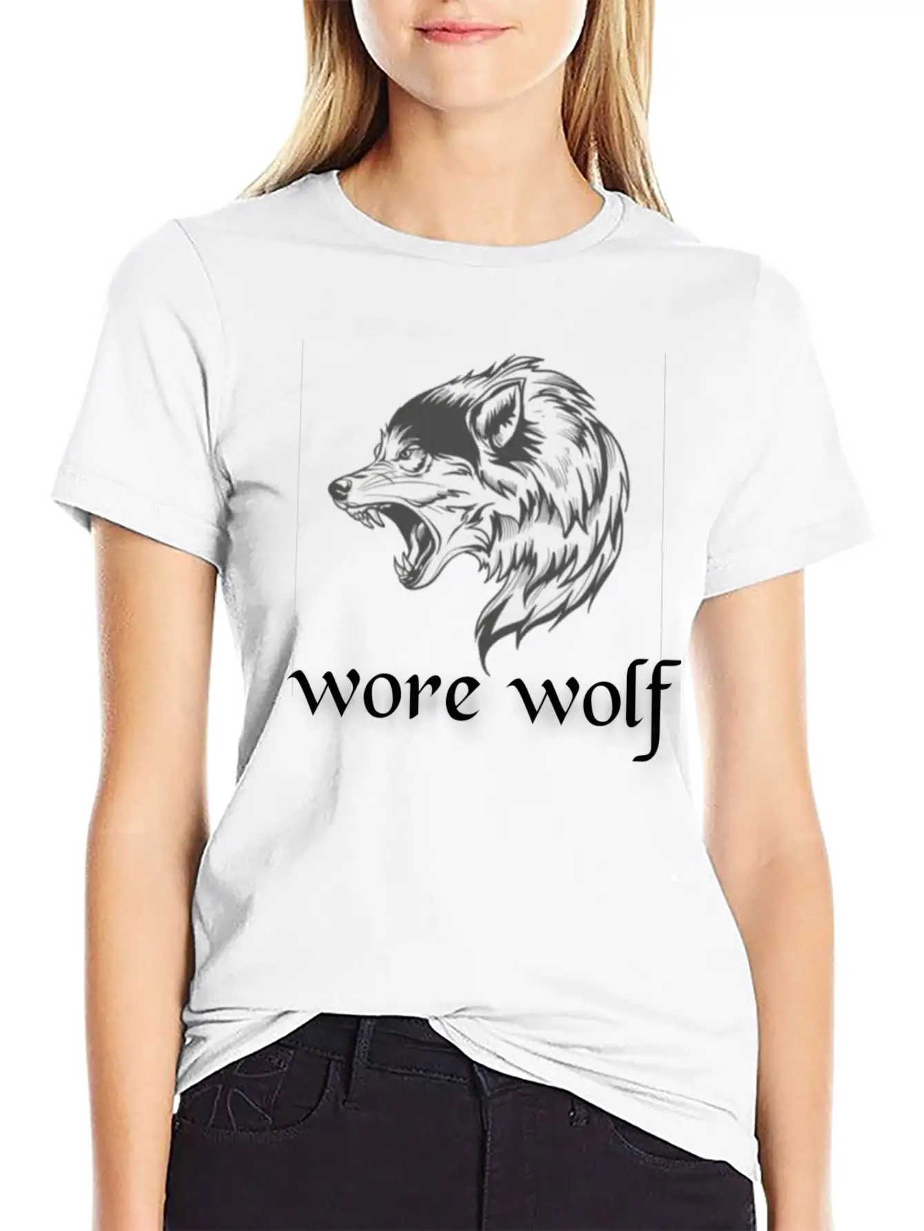 Wore Wolf Modern Fit Casual T-Shirt – Clean And Versatile Design