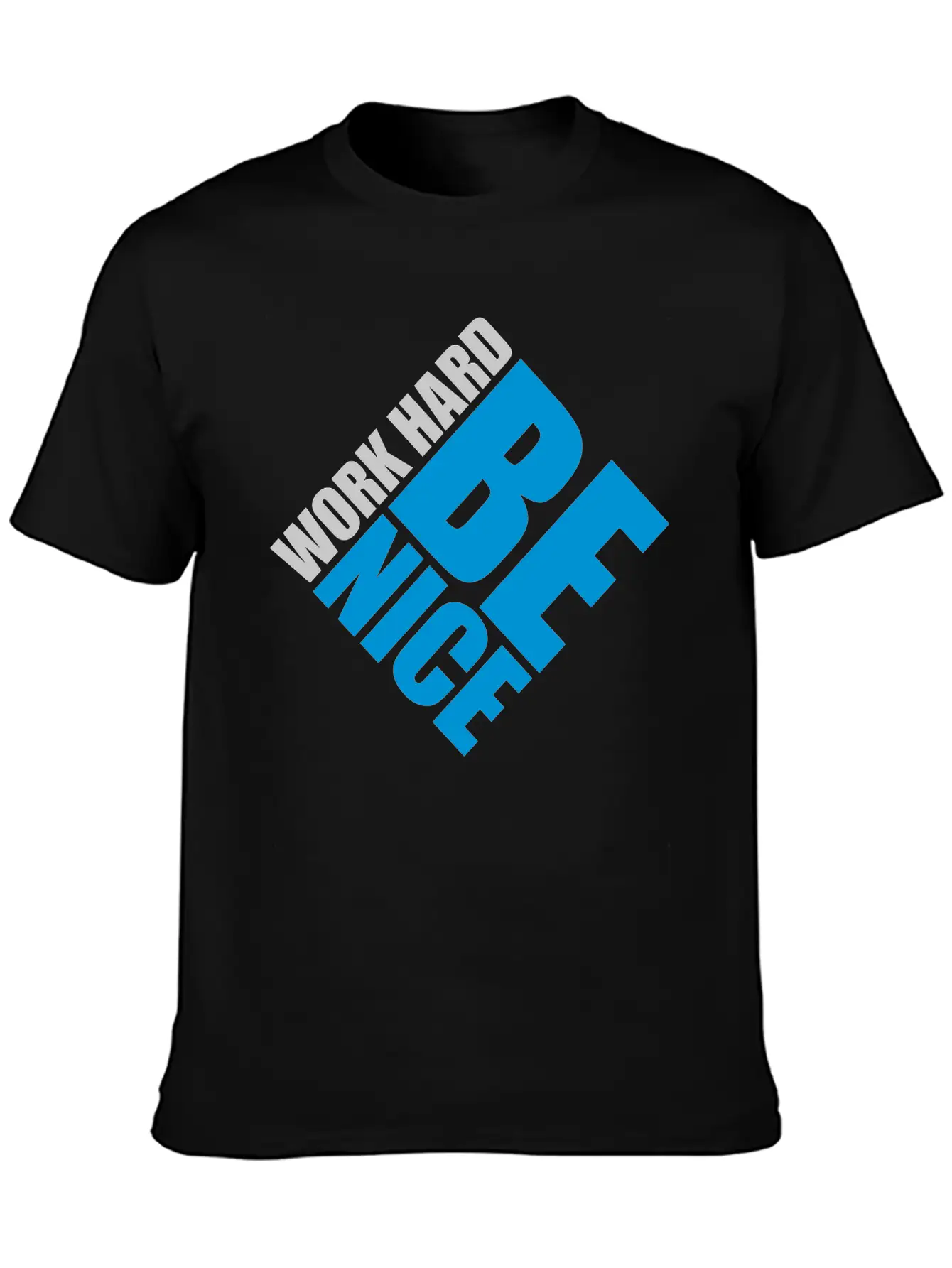Work Hard Nice Relaxed Everyday Tee – Lightweight And Durable Cotton