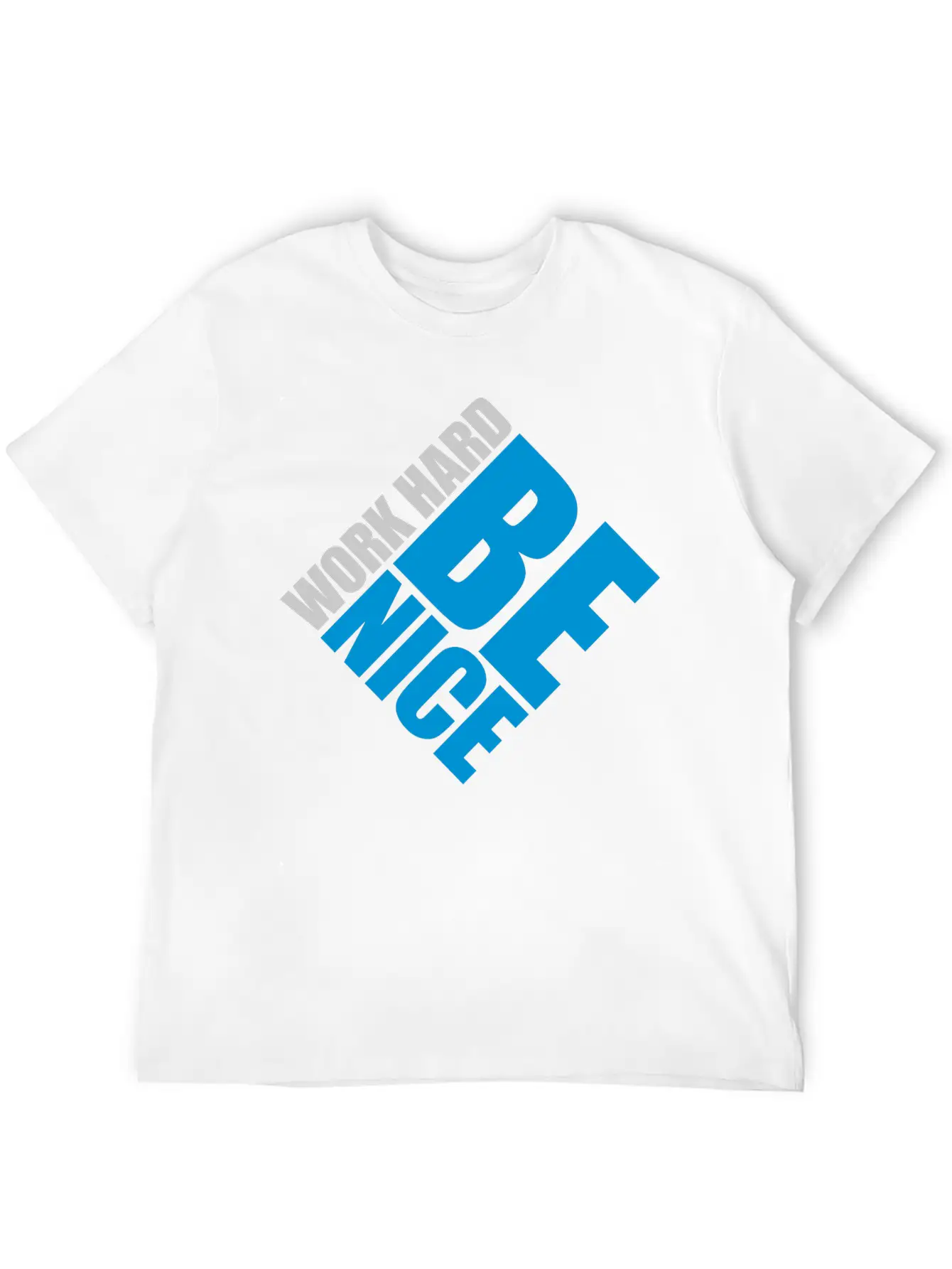 Work Hard Nice Relaxed Everyday Tee – Lightweight And Durable Cotton