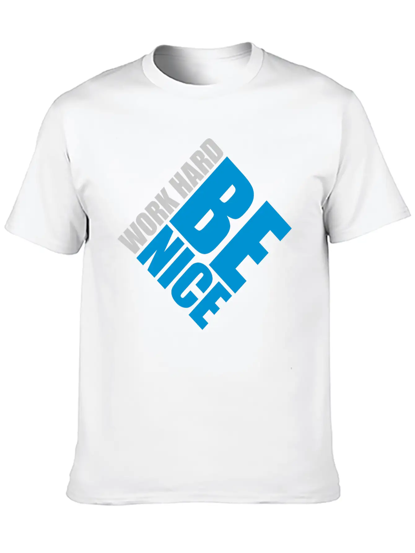 Work Hard Nice Relaxed Everyday Tee – Lightweight And Durable Cotton