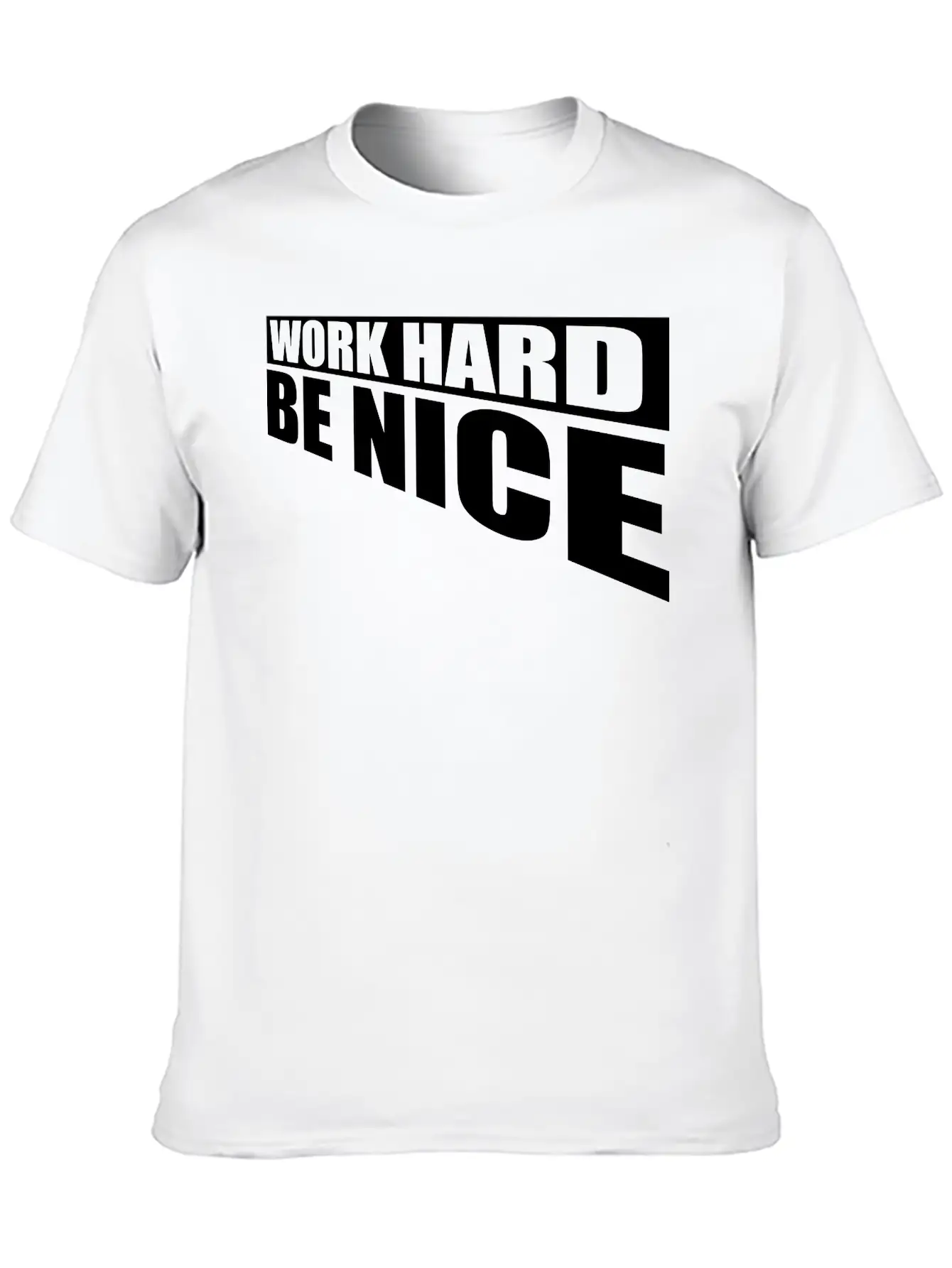 Work Hard Nice Soft Cotton Short Sleeve Tee – Unisex Wardrobe Staple