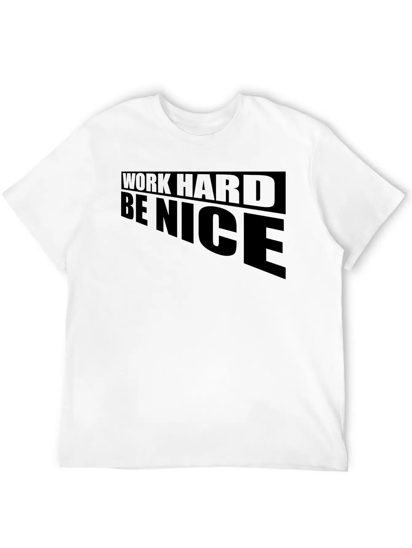 Work Hard Nice Soft Cotton Short Sleeve Tee – Unisex Wardrobe Staple