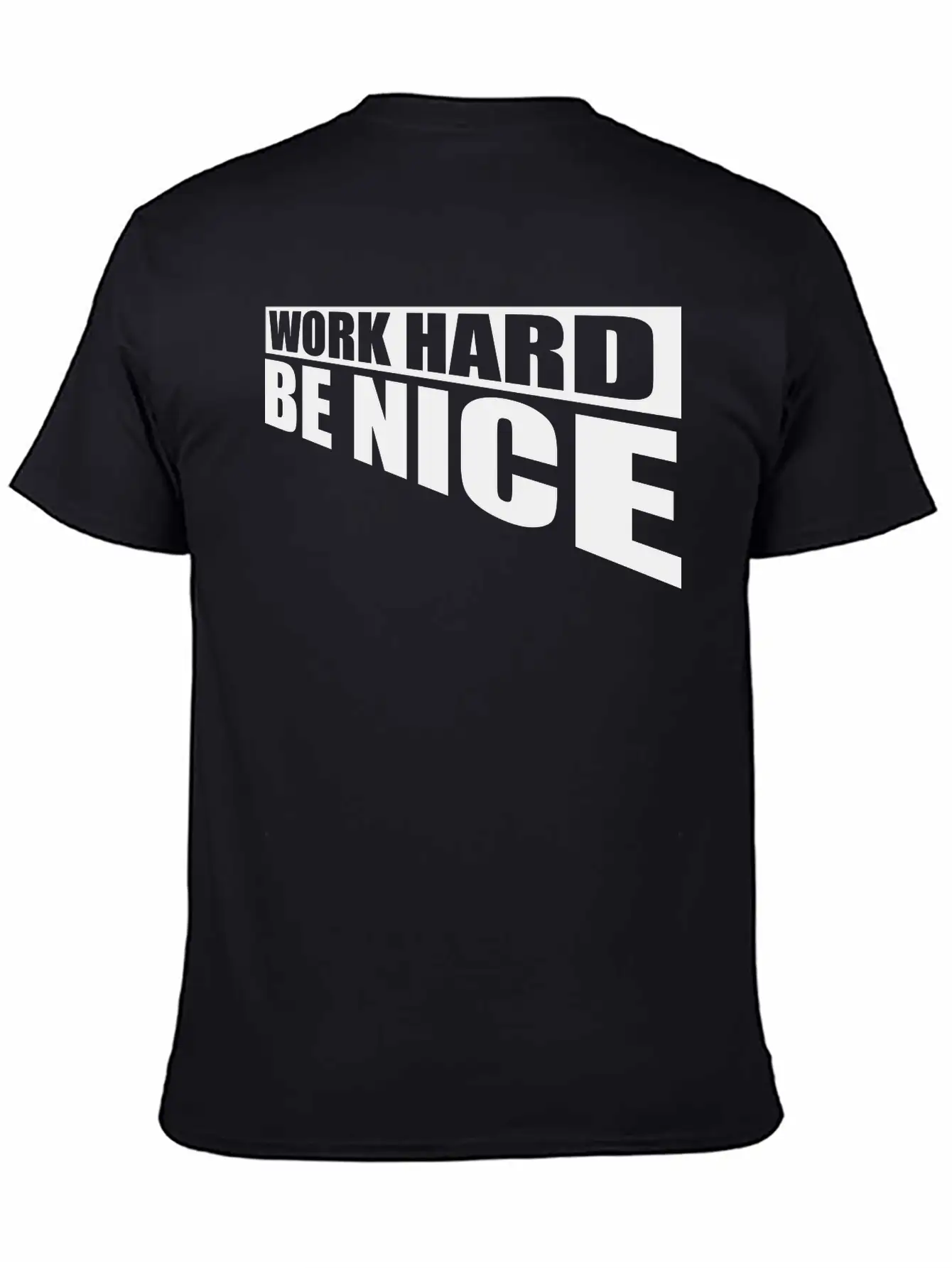 Work Hard Nice Soft Cotton Short Sleeve Tee – Unisex Wardrobe Staple