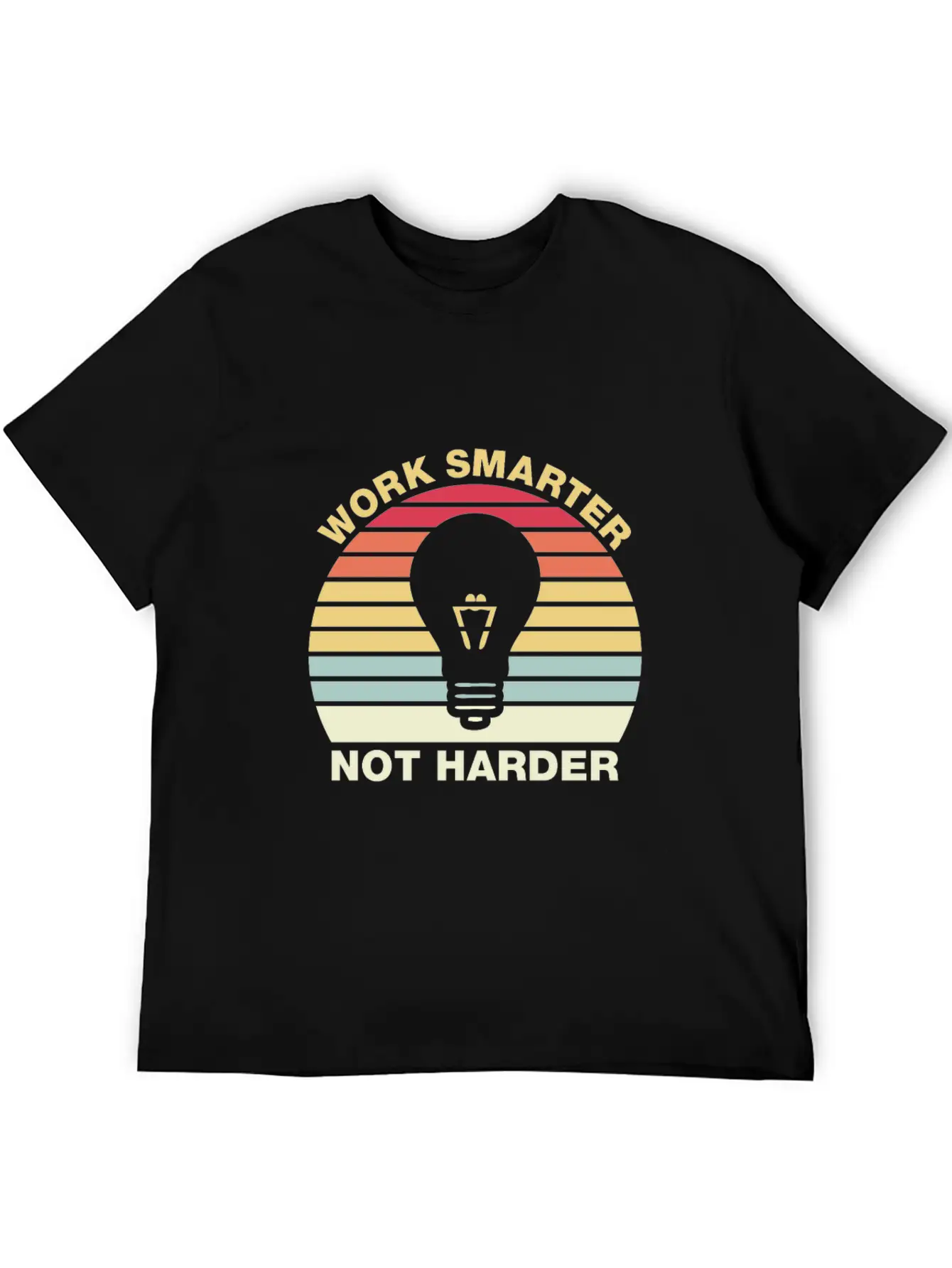 Work Smarter Not Harder Inspirational Quotes Essential Cotton Tee For Daily Outfits – Unisex Style