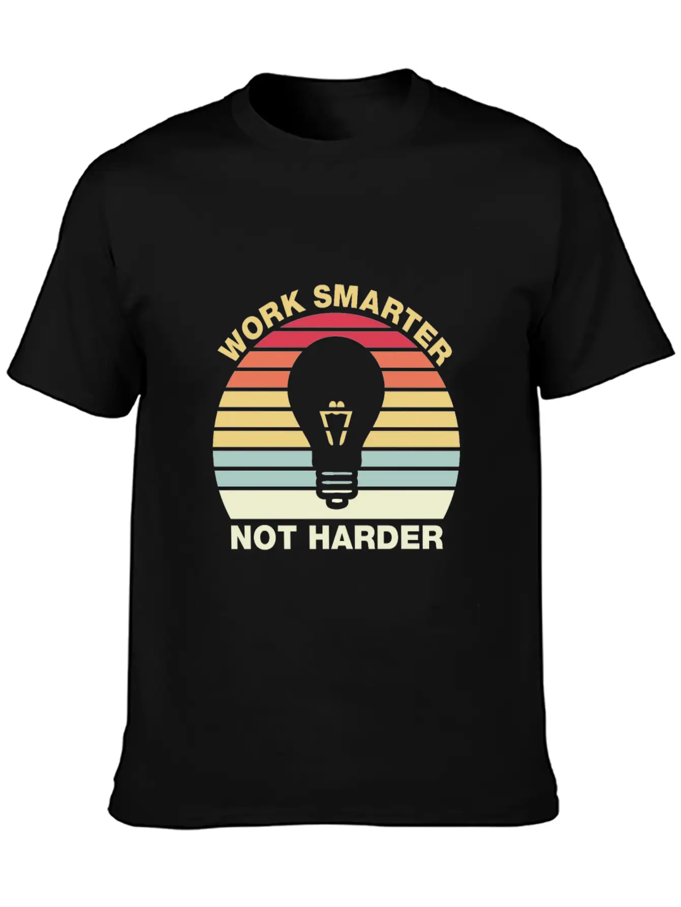 Work Smarter Not Harder Inspirational Quotes Essential Cotton Tee For Daily Outfits – Unisex Style