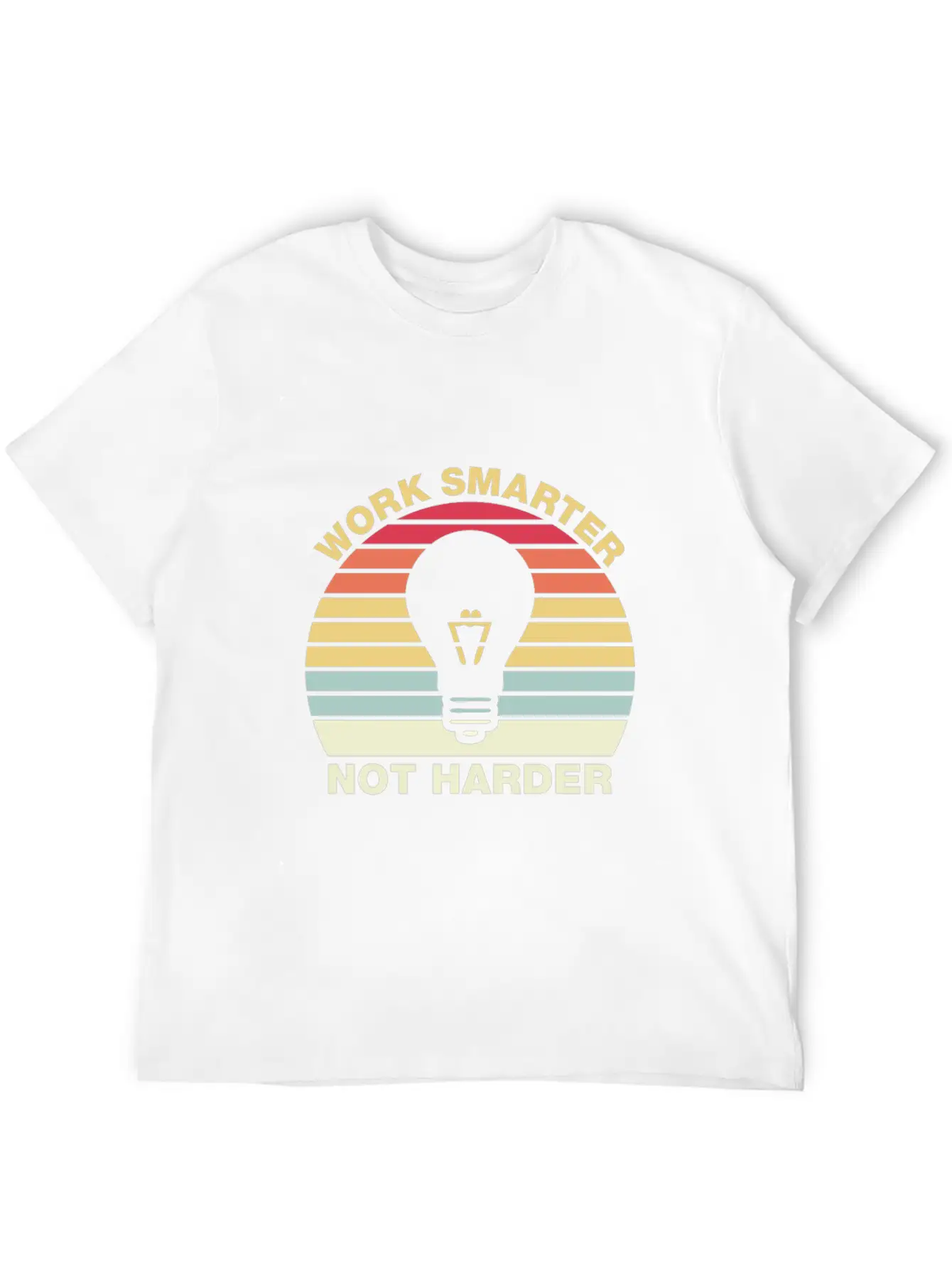 Work Smarter Not Harder Inspirational Quotes Essential Cotton Tee For Daily Outfits – Unisex Style