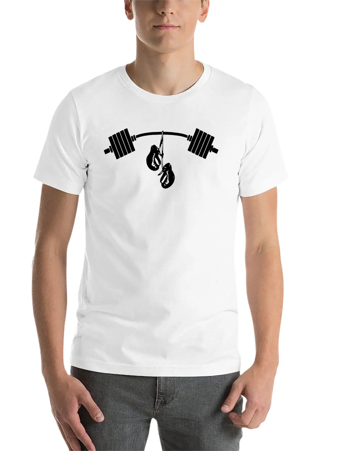 Workout Boxer Shirt Essential Cotton Tee For Daily Outfits – Unisex Style