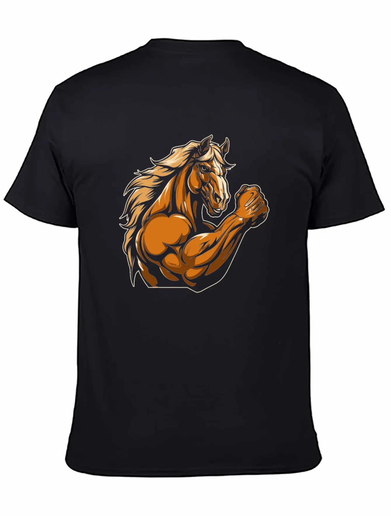 Workout Gym Horse Relaxed Everyday Tee – Lightweight And Durable Cotton