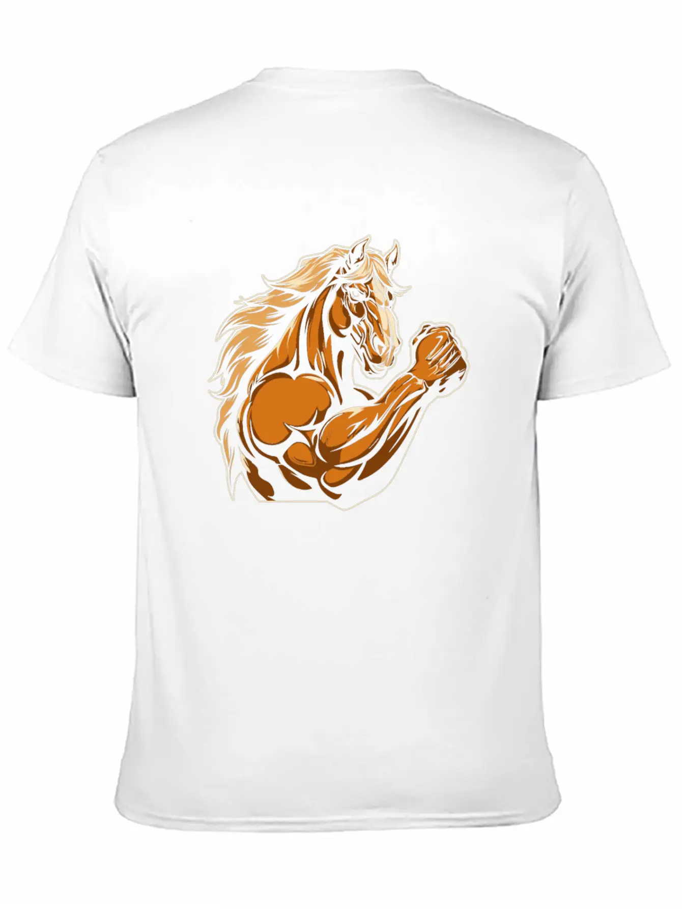 Workout Gym Horse Relaxed Everyday Tee – Lightweight And Durable Cotton