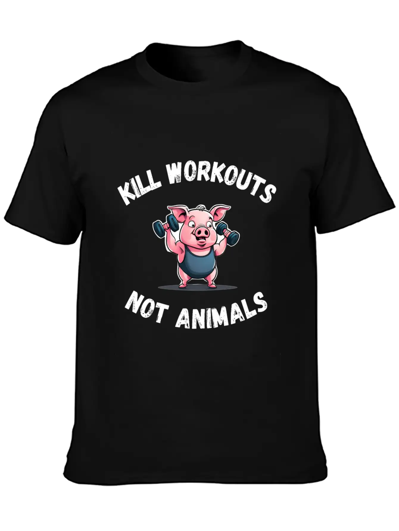 Workout Pig Basic Graphic T-Shirt – Daily Comfort In Soft Cotton