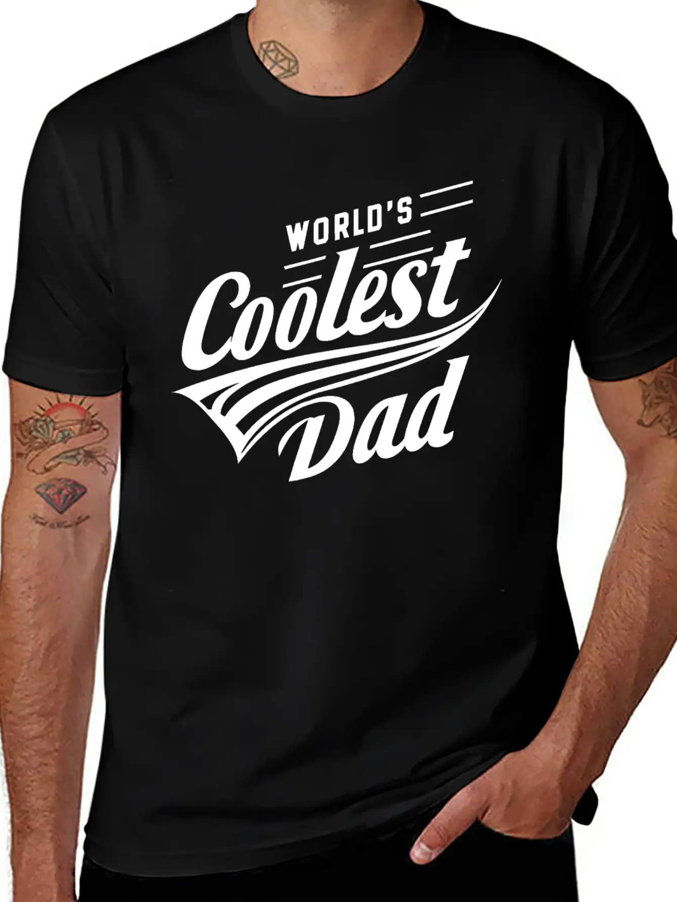 World Coolest Dad Essential Cotton Tee For Daily Outfits – Unisex Style