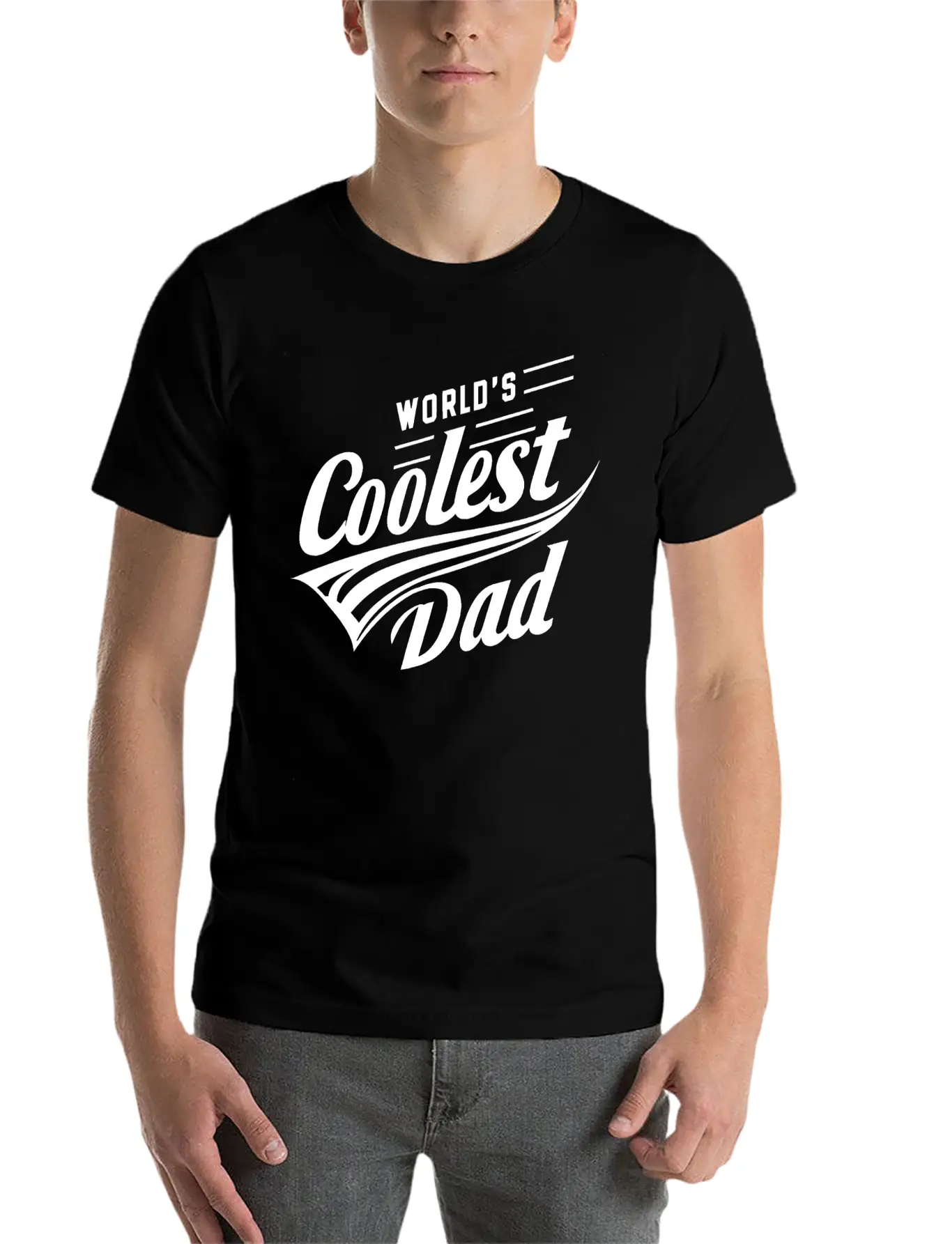 World Coolest Dad Essential Cotton Tee For Daily Outfits – Unisex Style