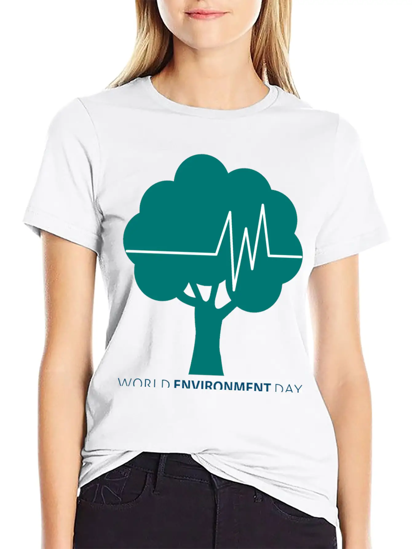 World Environment Day Working Together To Protect Lightweight Cotton T-Shirt – Daily Comfort Graphic Shirt