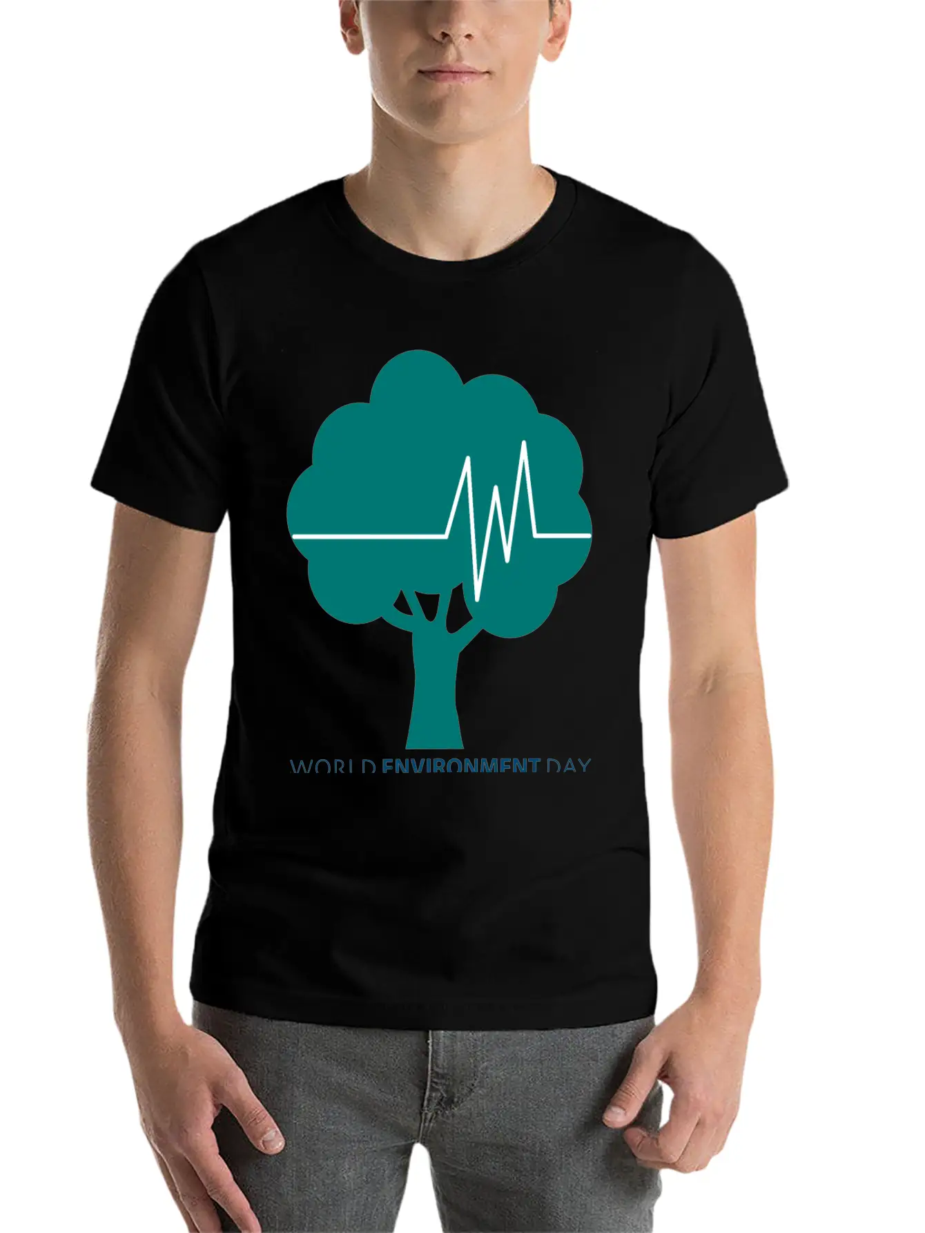 World Environment Day Working Together To Protect Lightweight Cotton T-Shirt – Daily Comfort Graphic Shirt