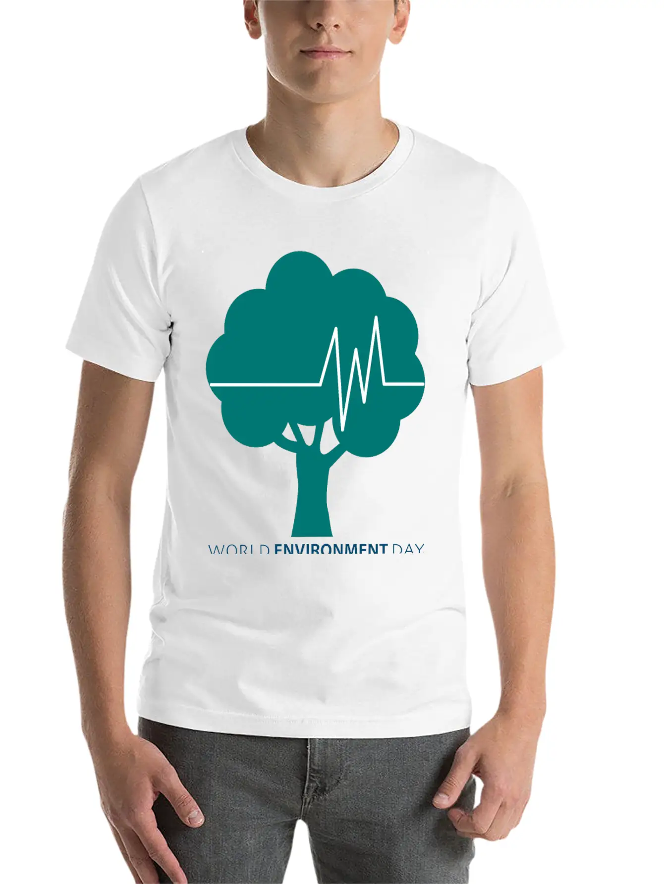 World Environment Day Working Together To Protect Lightweight Cotton T-Shirt – Daily Comfort Graphic Shirt