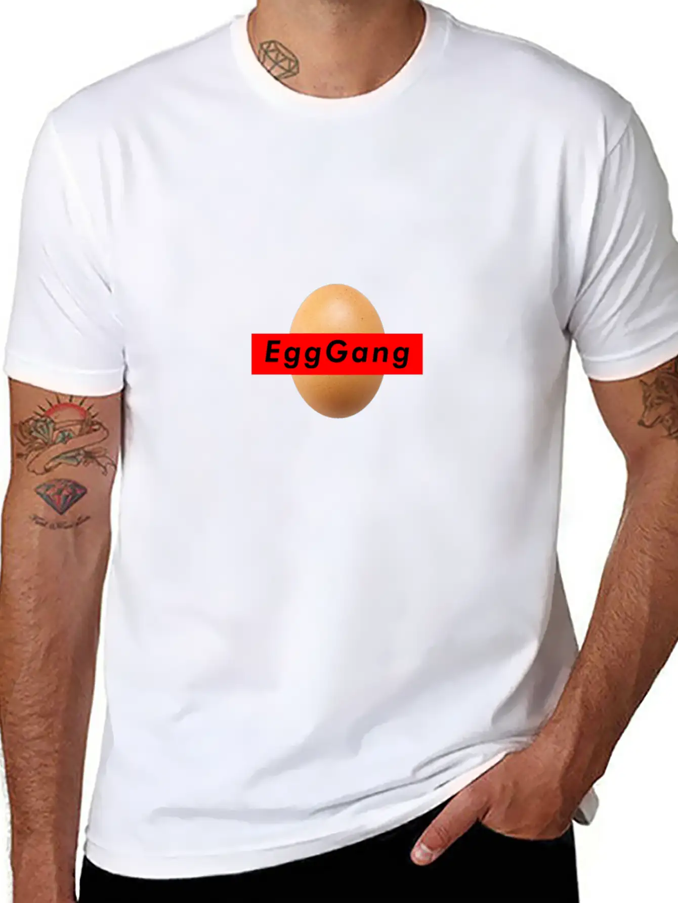 World Record Egg Gang Basic Graphic T-Shirt – Daily Comfort In Soft Cotton