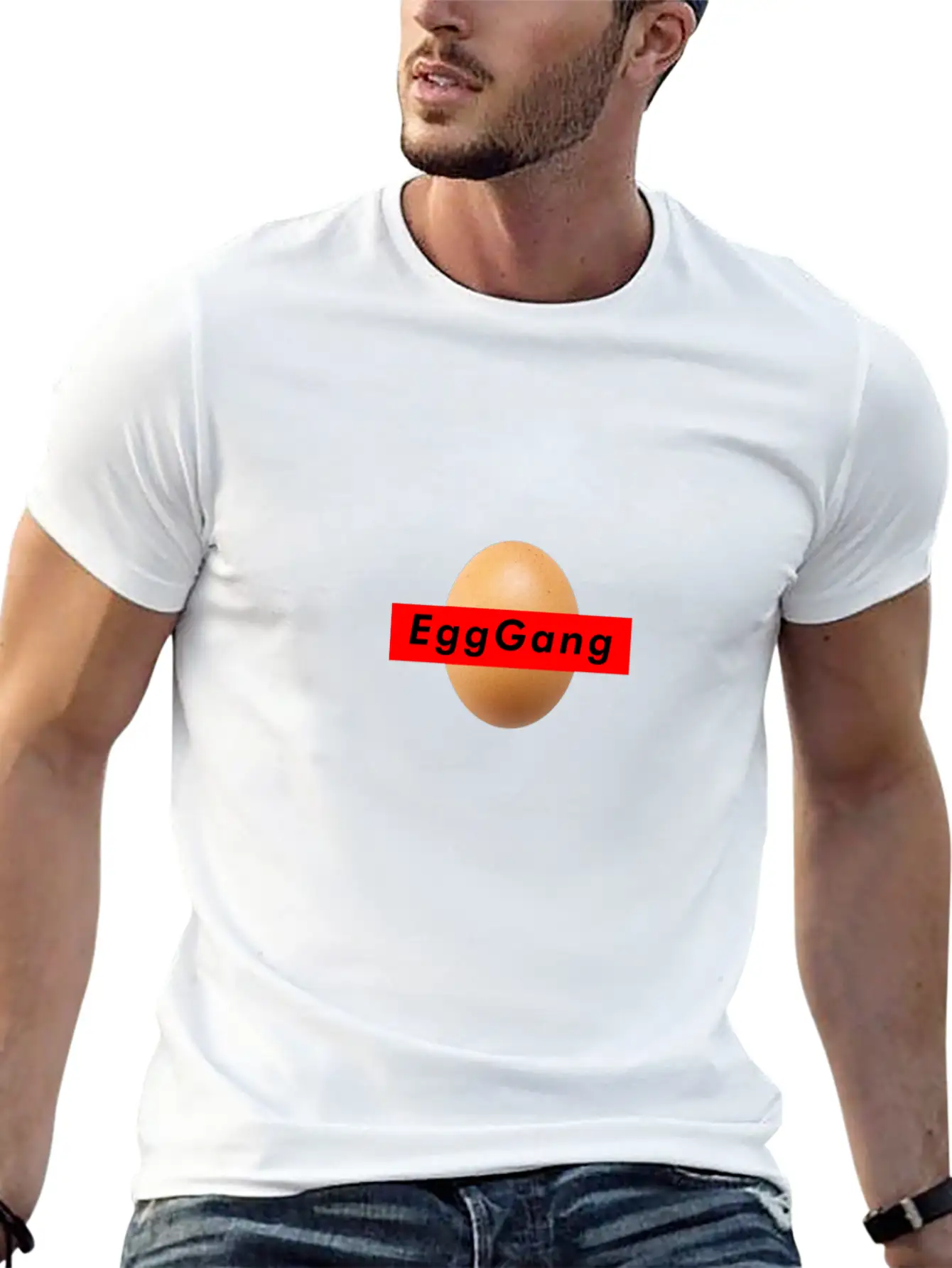 World Record Egg Gang Basic Graphic T-Shirt – Daily Comfort In Soft Cotton