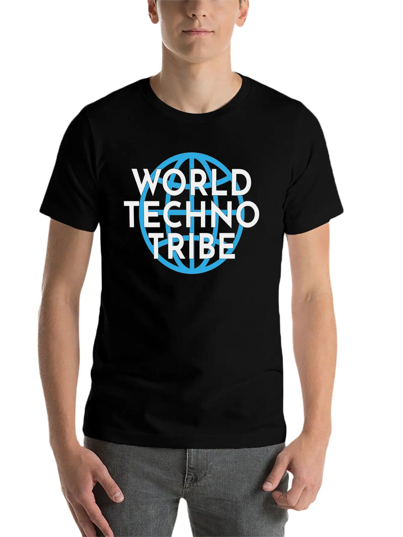 World Techno Tribe Gift Music Raving Concert Unisex Casual T-Shirt – Clean Design For Daily Comfort