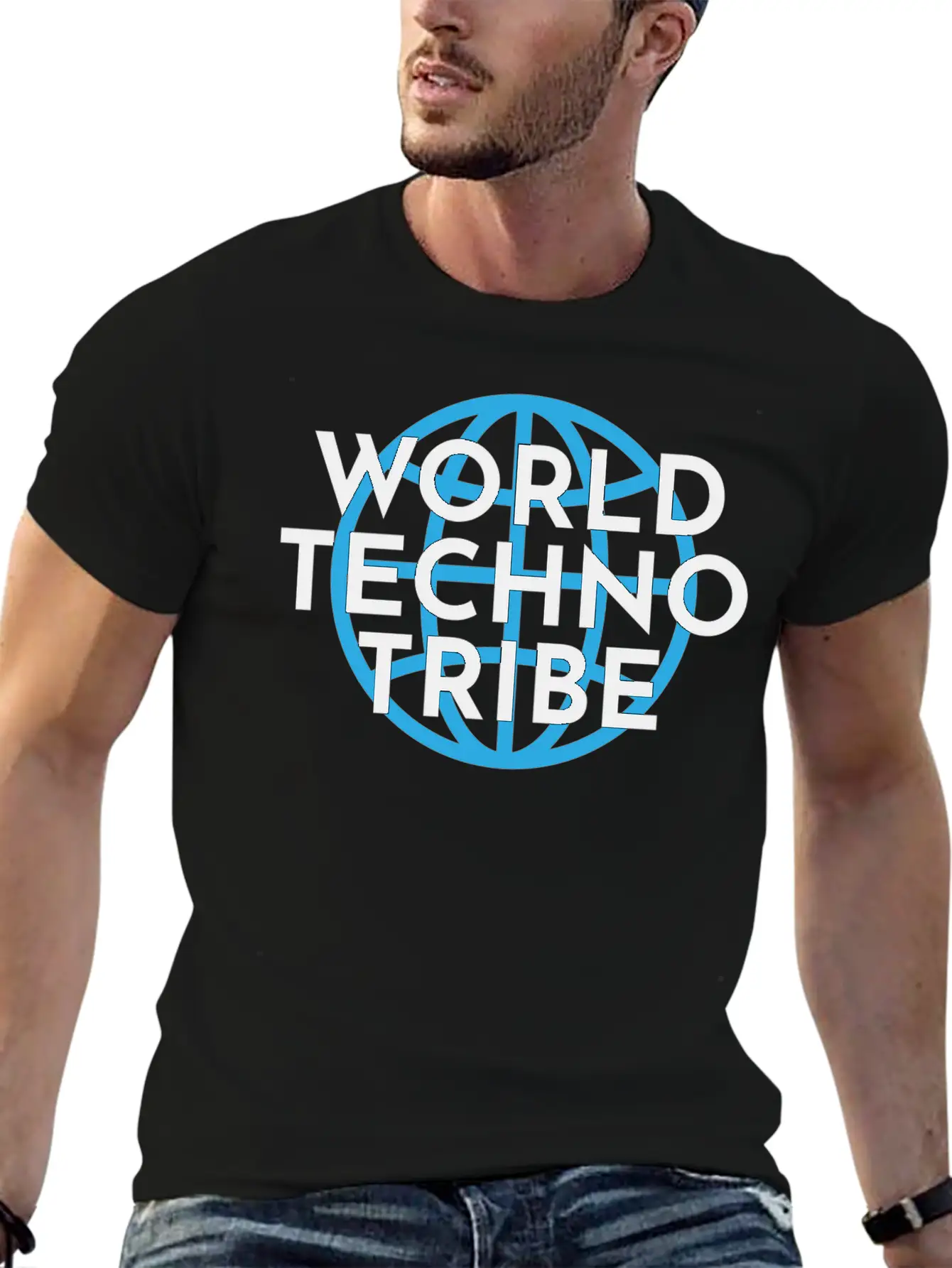 World Techno Tribe Gift Music Raving Concert Unisex Casual T-Shirt – Clean Design For Daily Comfort