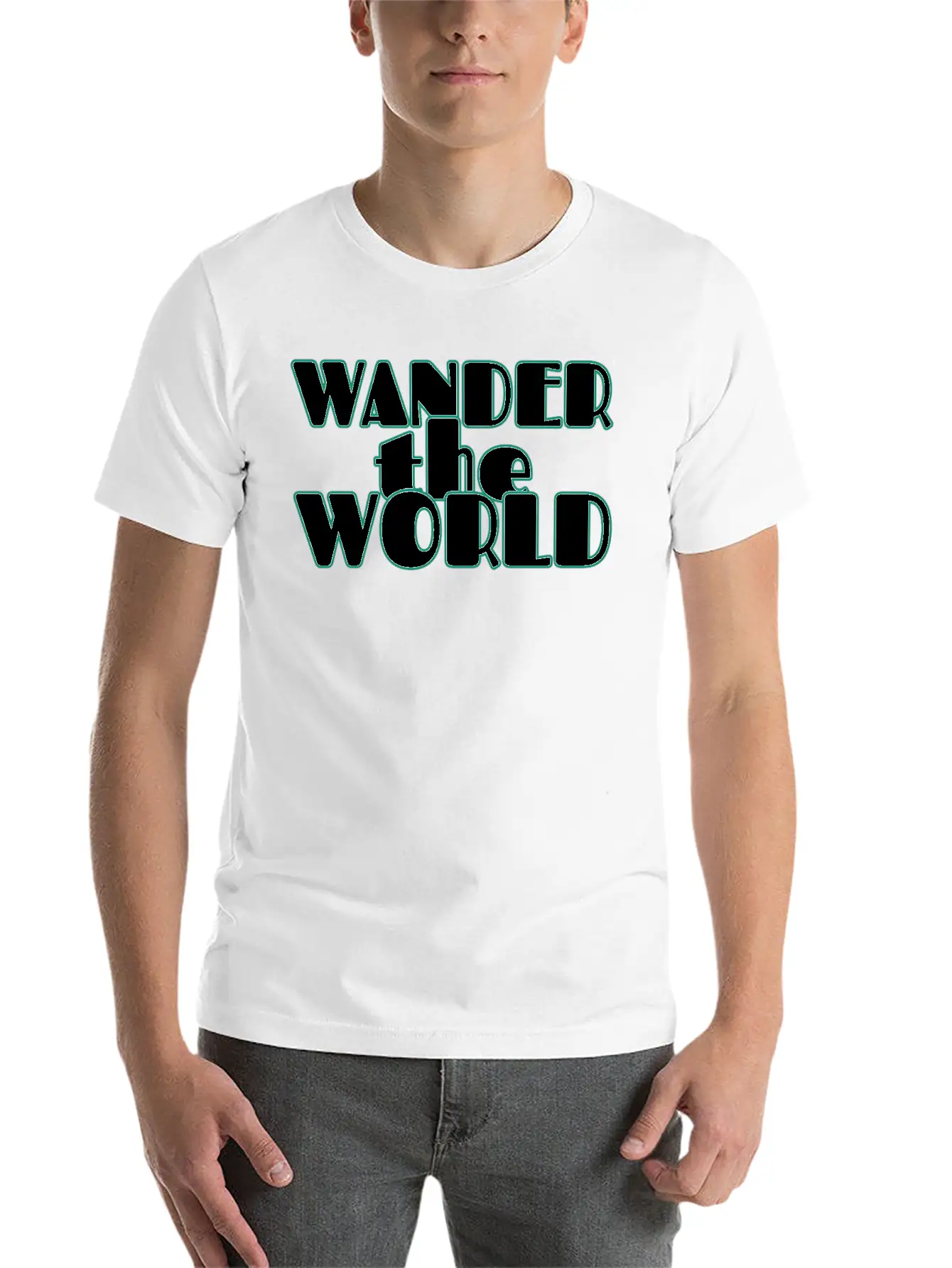 World Traveler. Travel. Traveling Relaxed Everyday Tee – Lightweight And Durable Cotton