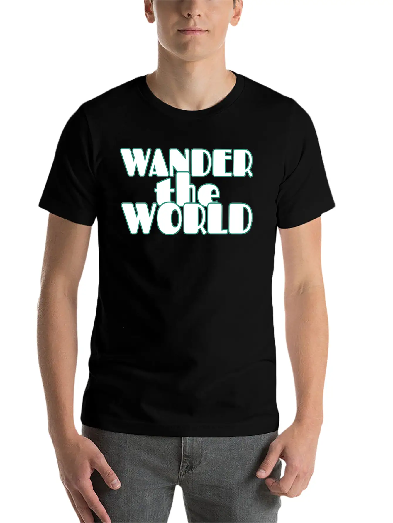 World Traveler. Travel. Traveling Relaxed Everyday Tee – Lightweight And Durable Cotton