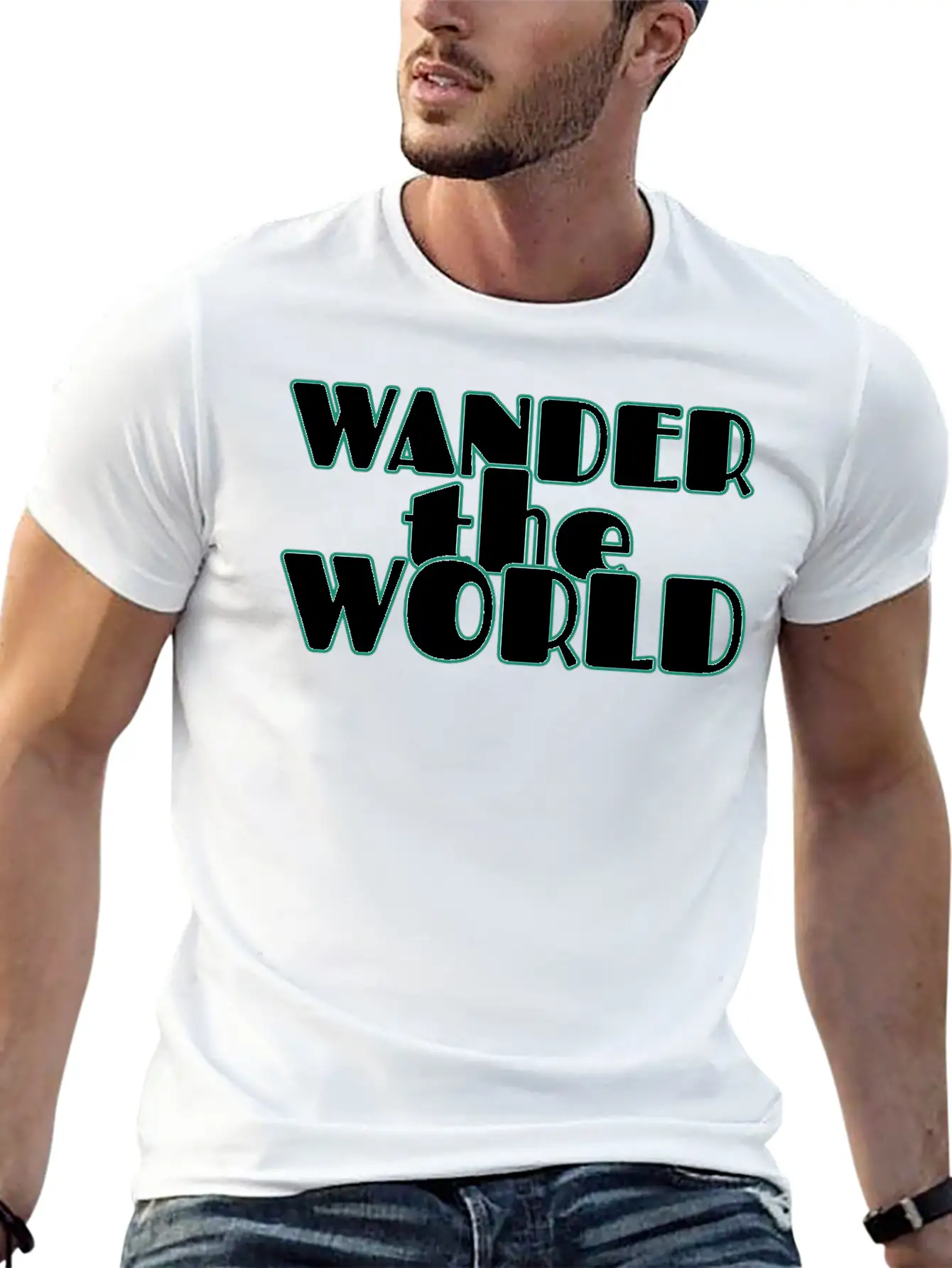 World Traveler. Travel. Traveling Relaxed Everyday Tee – Lightweight And Durable Cotton