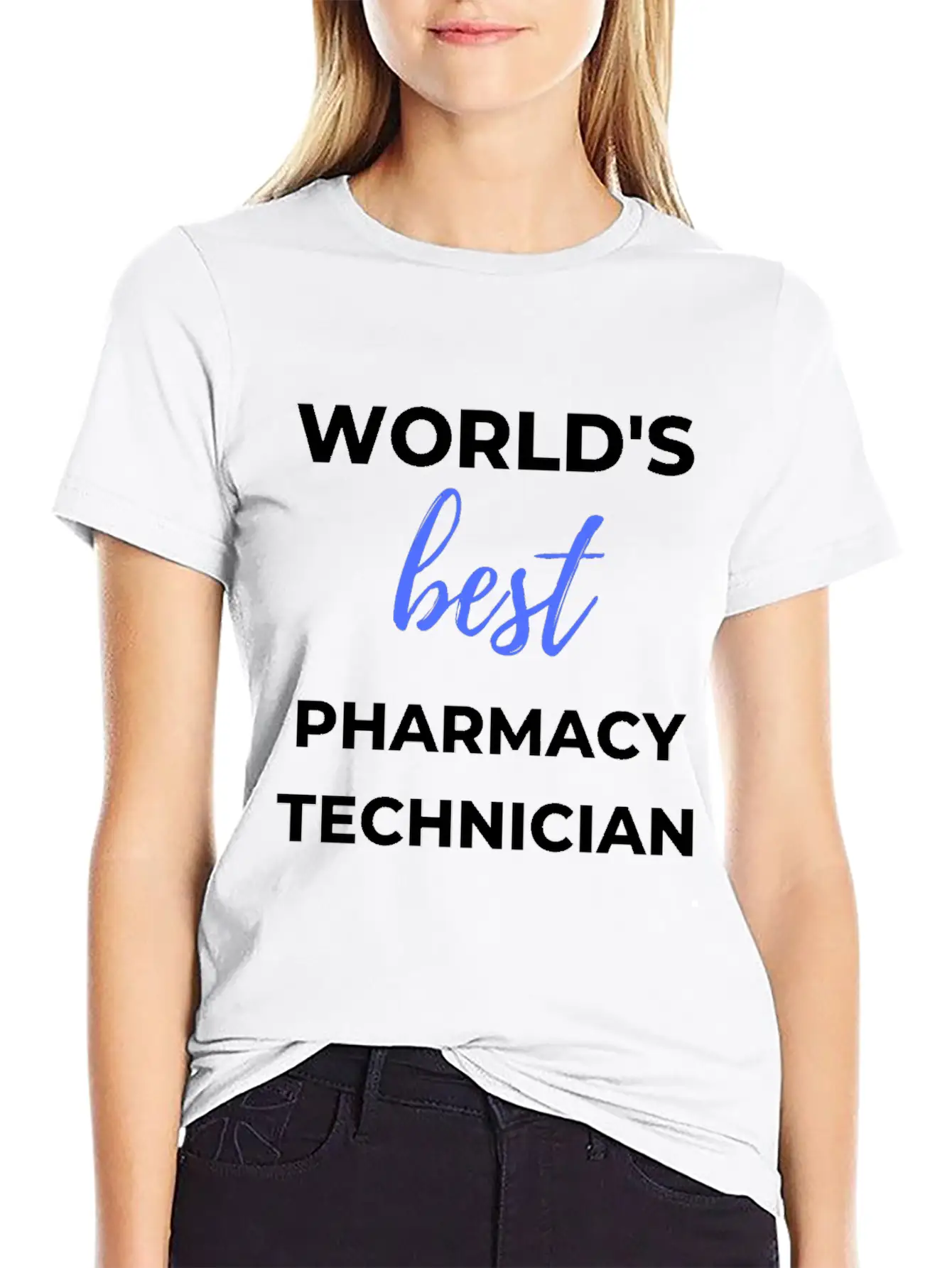 World's Best Pharmacy Technician Lightweight Cotton T-Shirt – Daily Comfort Graphic Shirt
