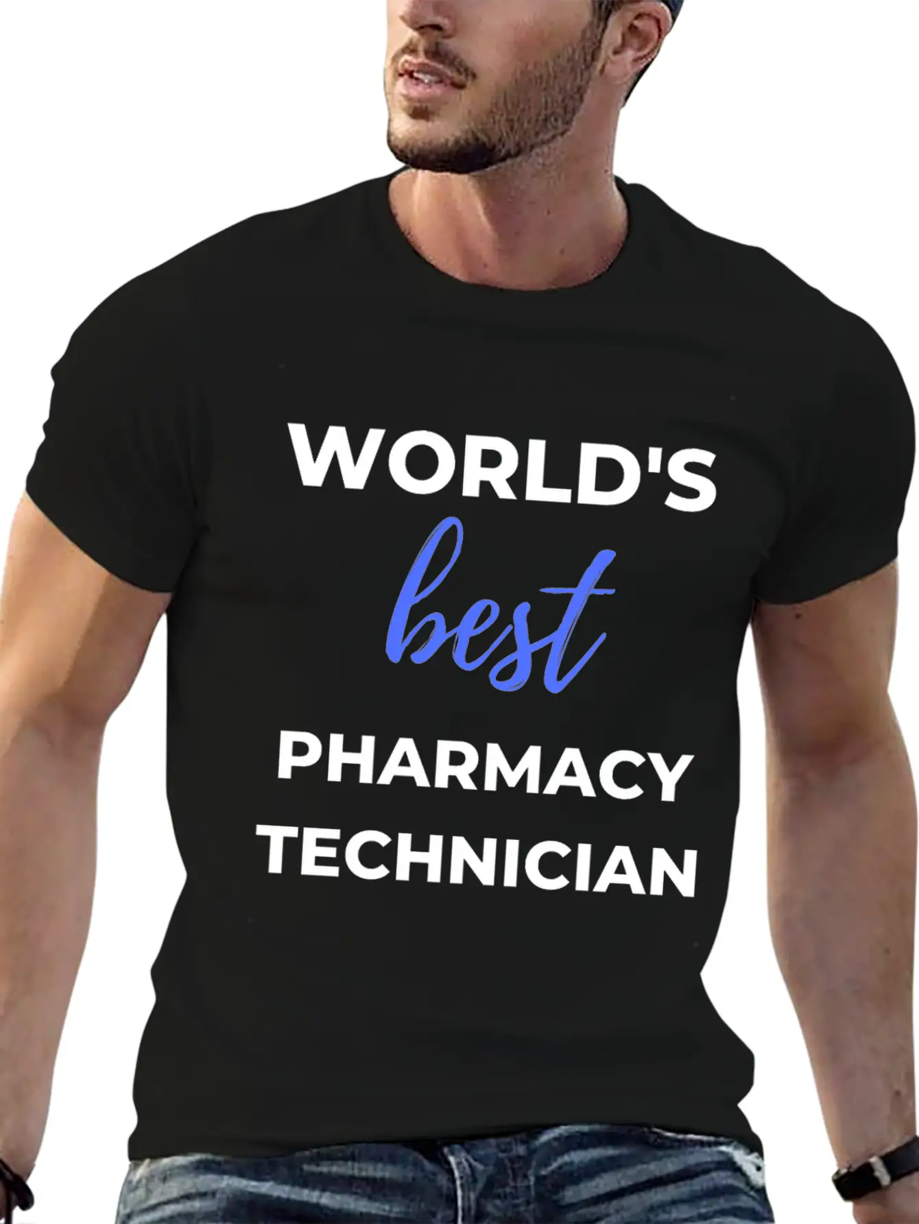 World's Best Pharmacy Technician Lightweight Cotton T-Shirt – Daily Comfort Graphic Shirt