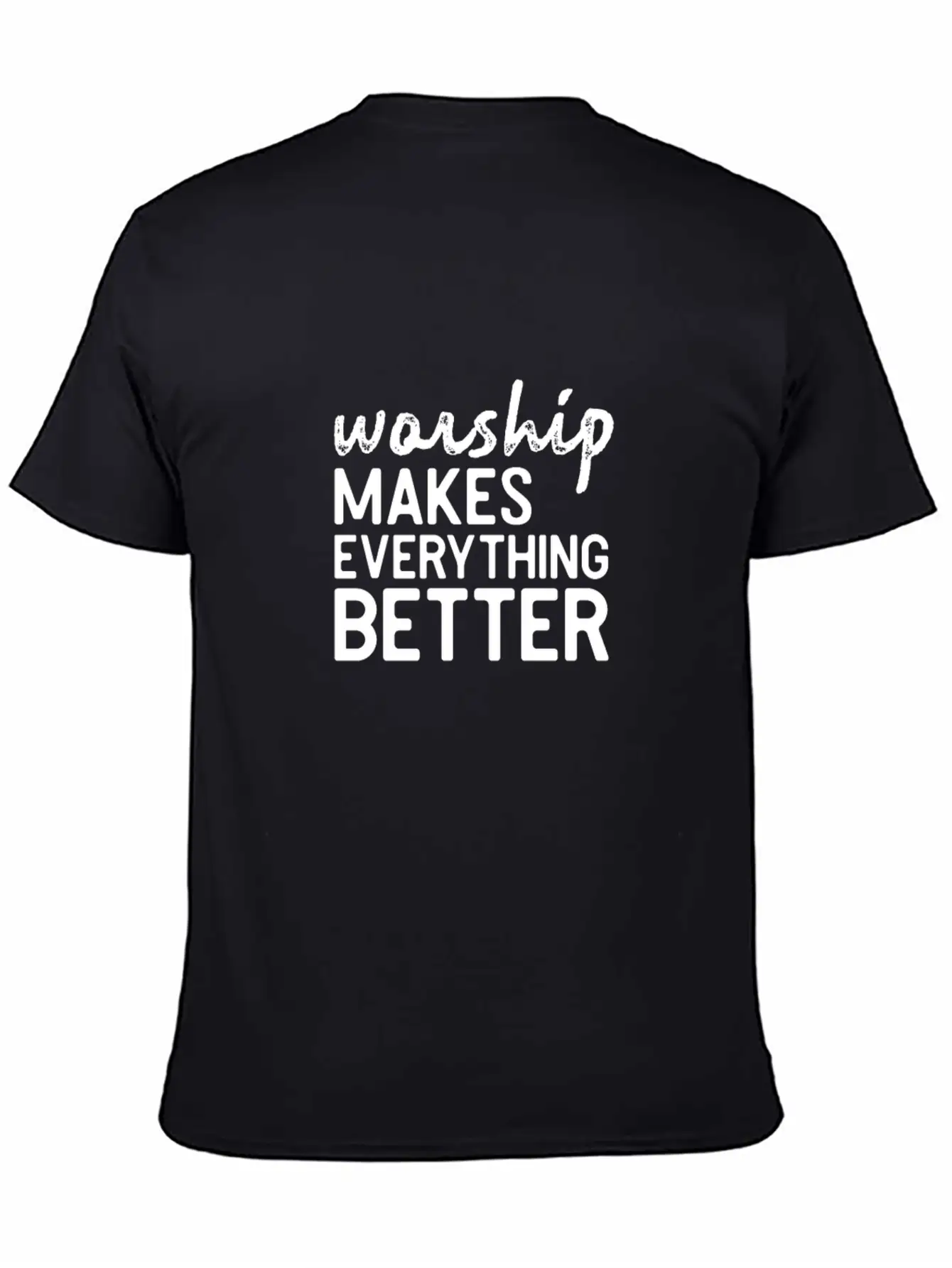 Worship Better Music Bible Jesus Shirt Gift Lightweight Cotton T-Shirt – Daily Comfort Graphic Shirt